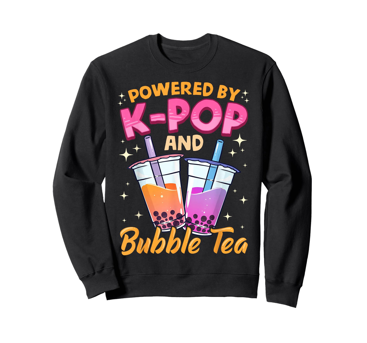 Bubble Tea Boba K-POP Music Lover Korean Milk Matcha Anime T-Shirt