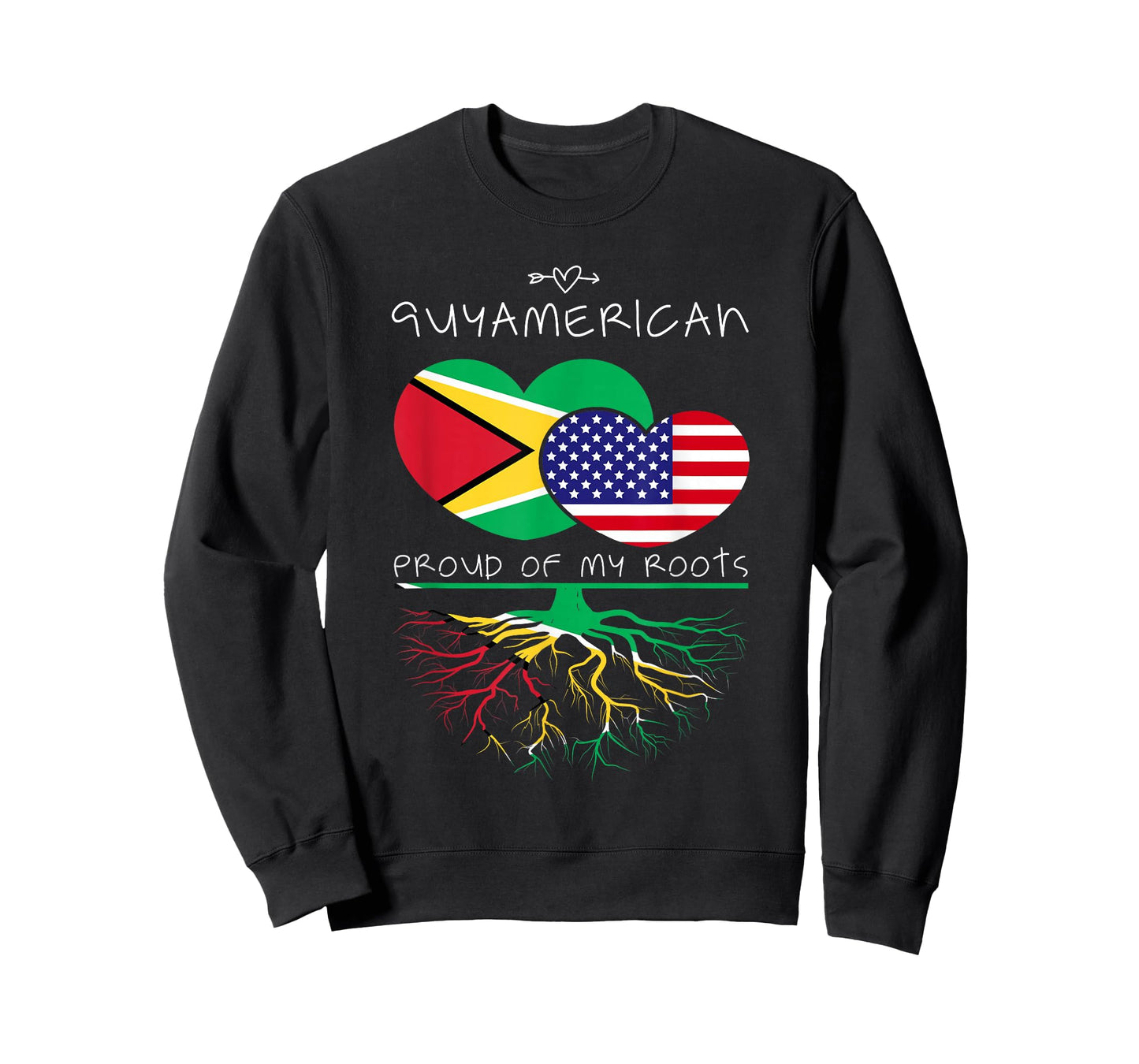 Guyana USA Proud Of Both Countries Guyamerican T-Shirt
