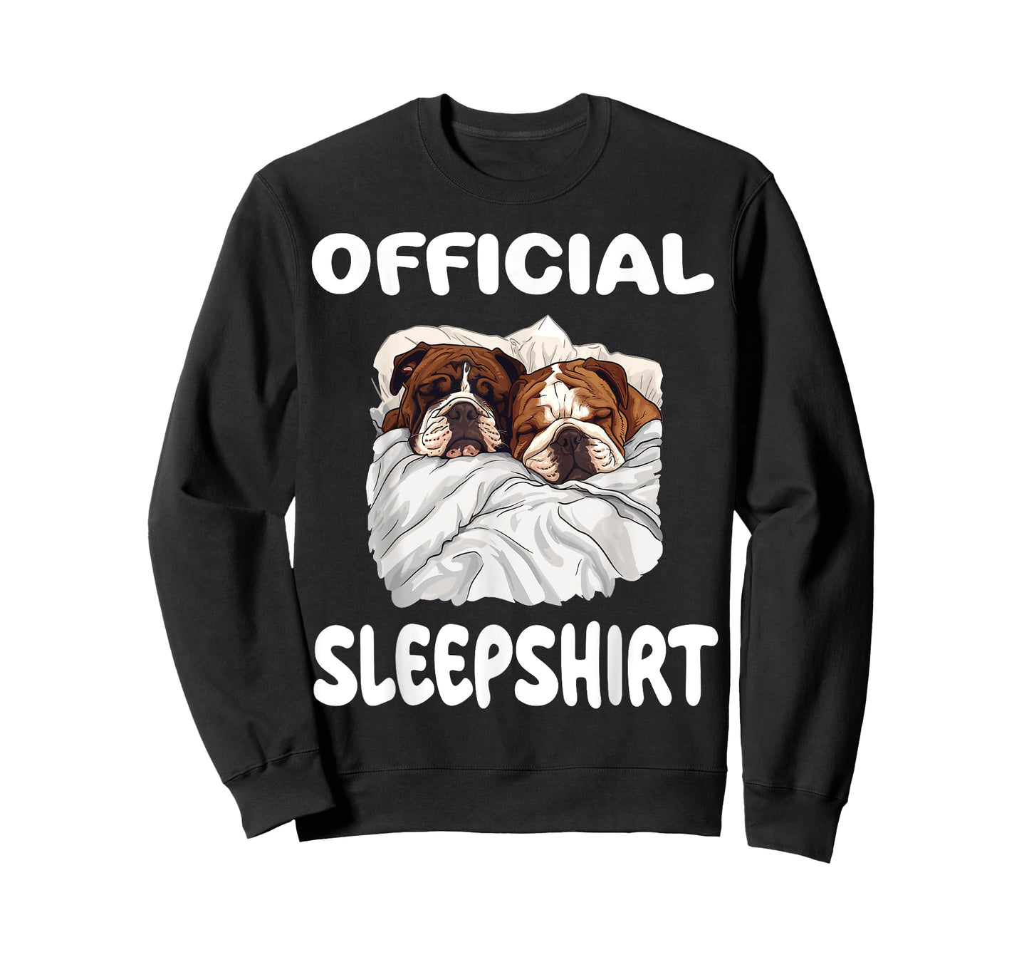 English Bulldog dog Official Sleepshirt Pajamas Nightgown T-Shirt