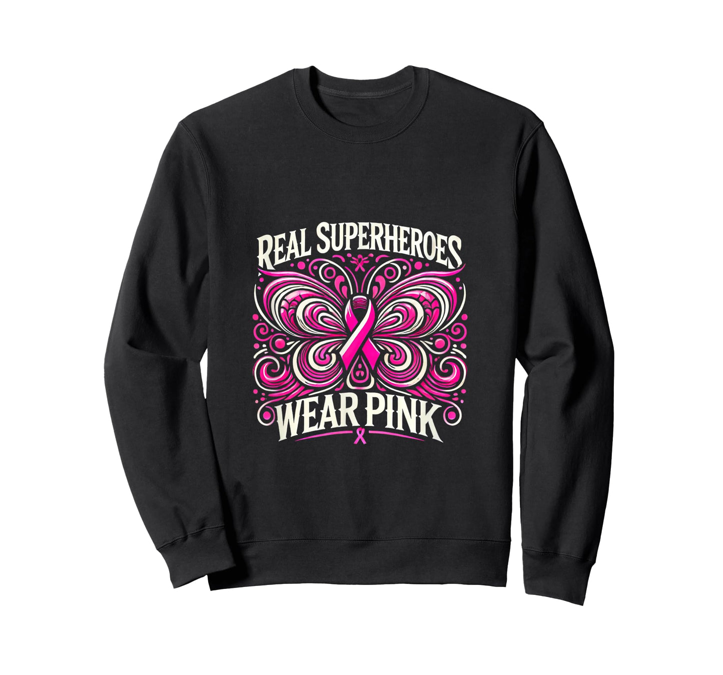 Real Superheroes Wear Pink T-Shirt