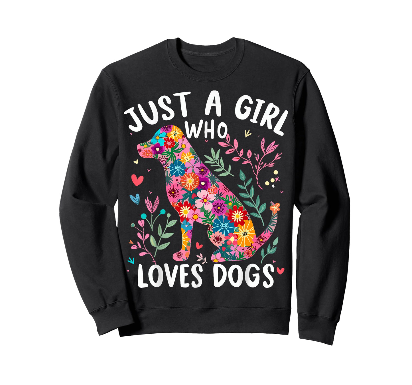 Dog Cute Just A Girl Who Loves Dogs T-Shirt
