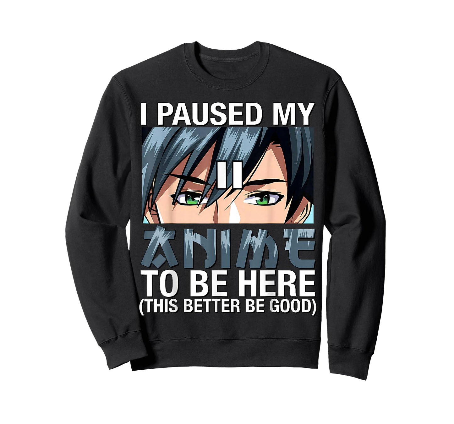 I Paused My Anime to Be Here Japan Kawaii Anime Men Boy Kids T-Shirt