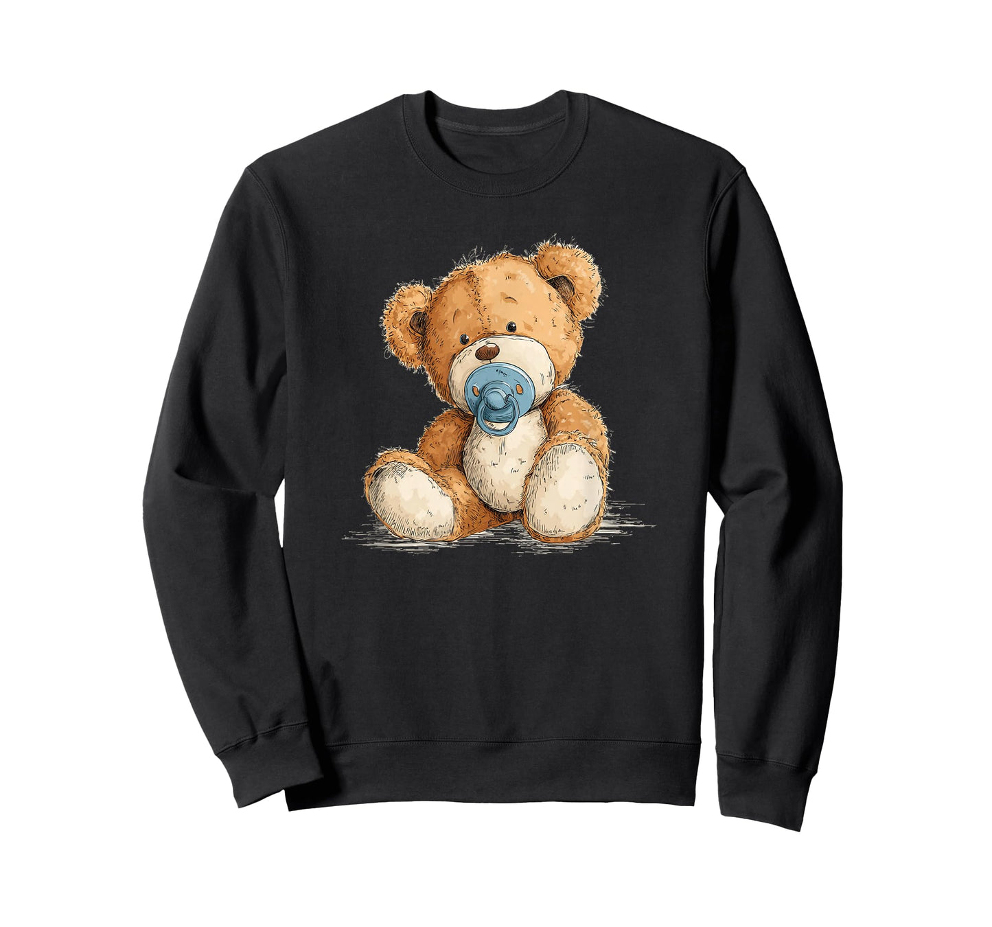 Cute Teddy Baby with Pacifier T-Shirt