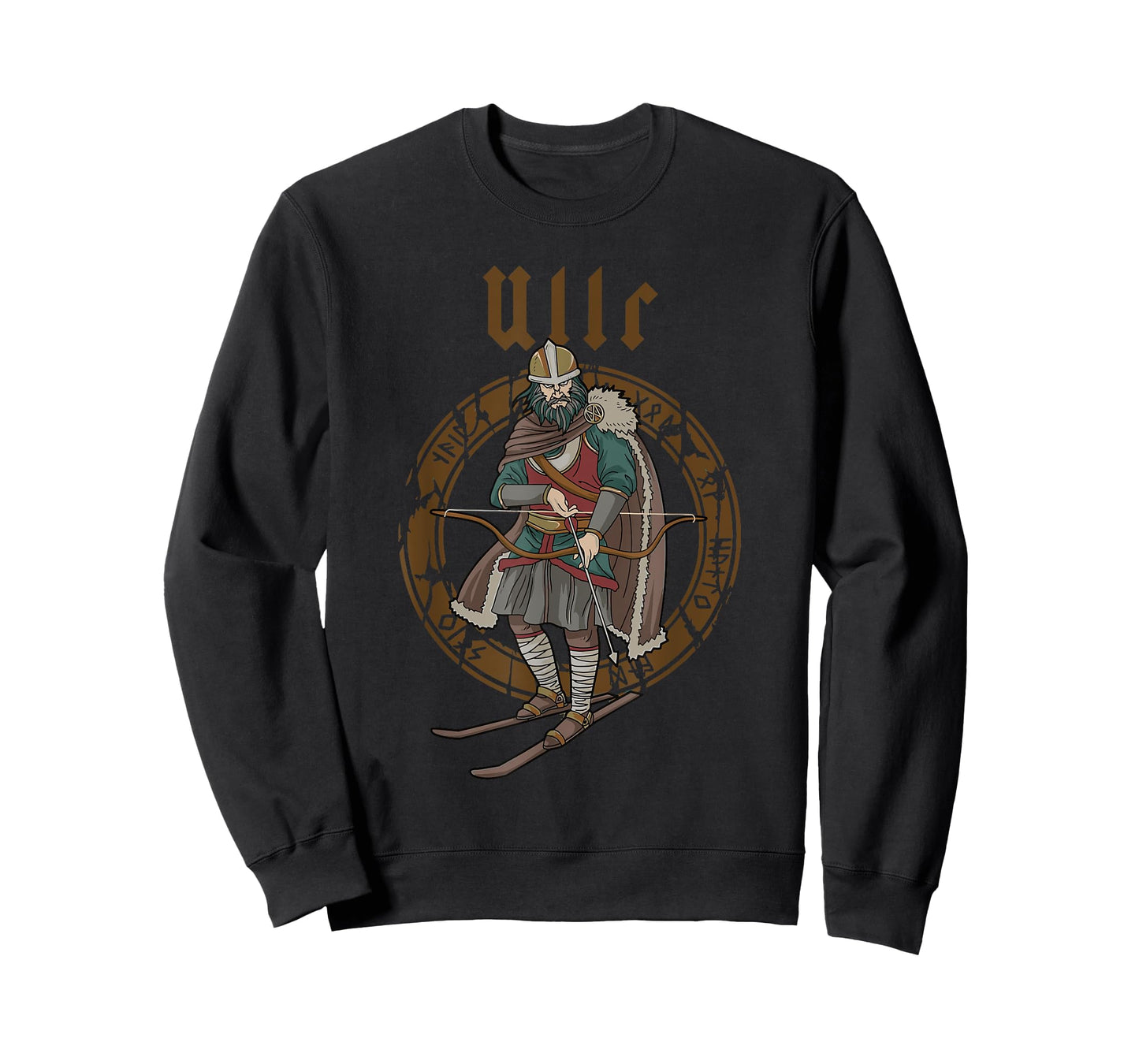 Ullr God Of Archery Norse Hunting Viking Ski T-Shirt