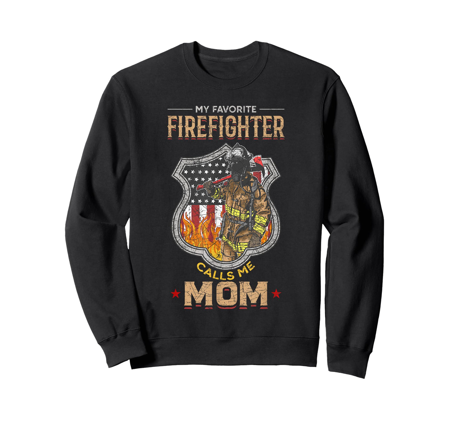 Mothers Day Firefighter Mom Gift Idea Fire Fighter T-Shirt