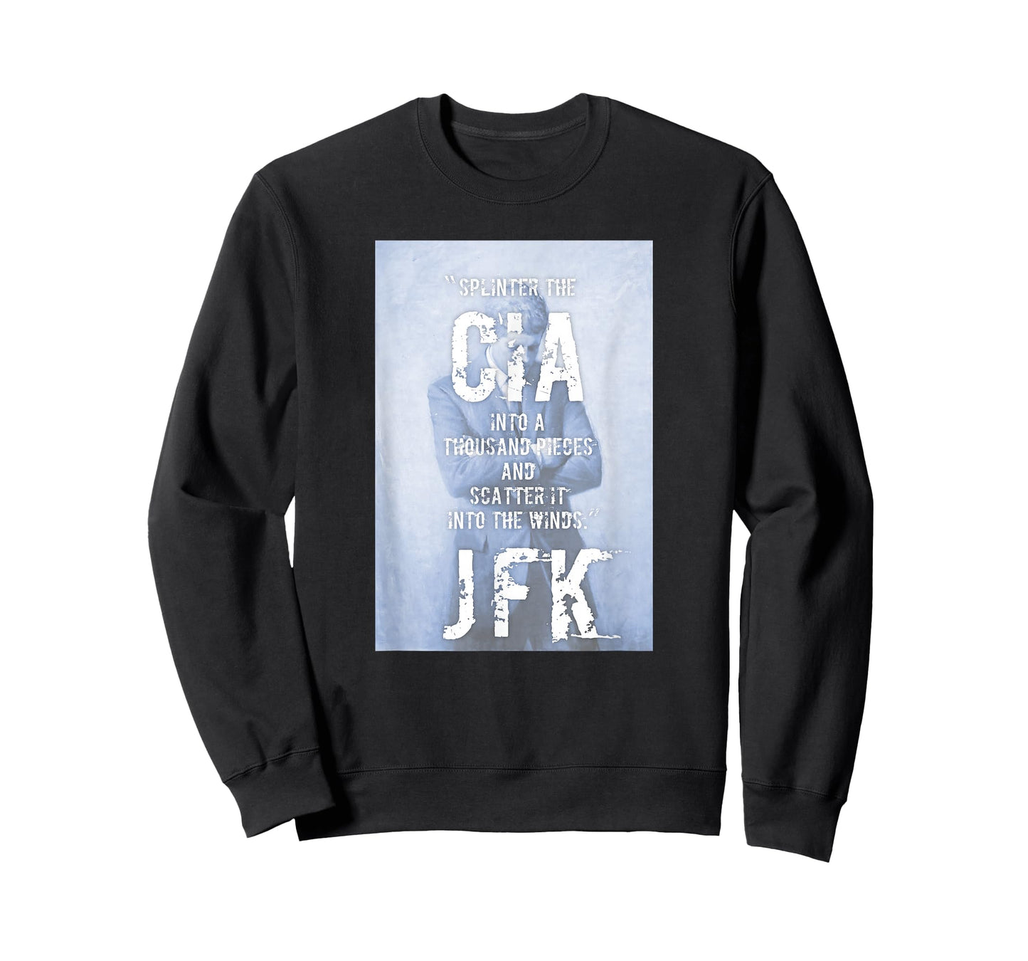 JFK Conspiracy Splinter The CIA Scatter It Into The Wind Tee T-Shirt