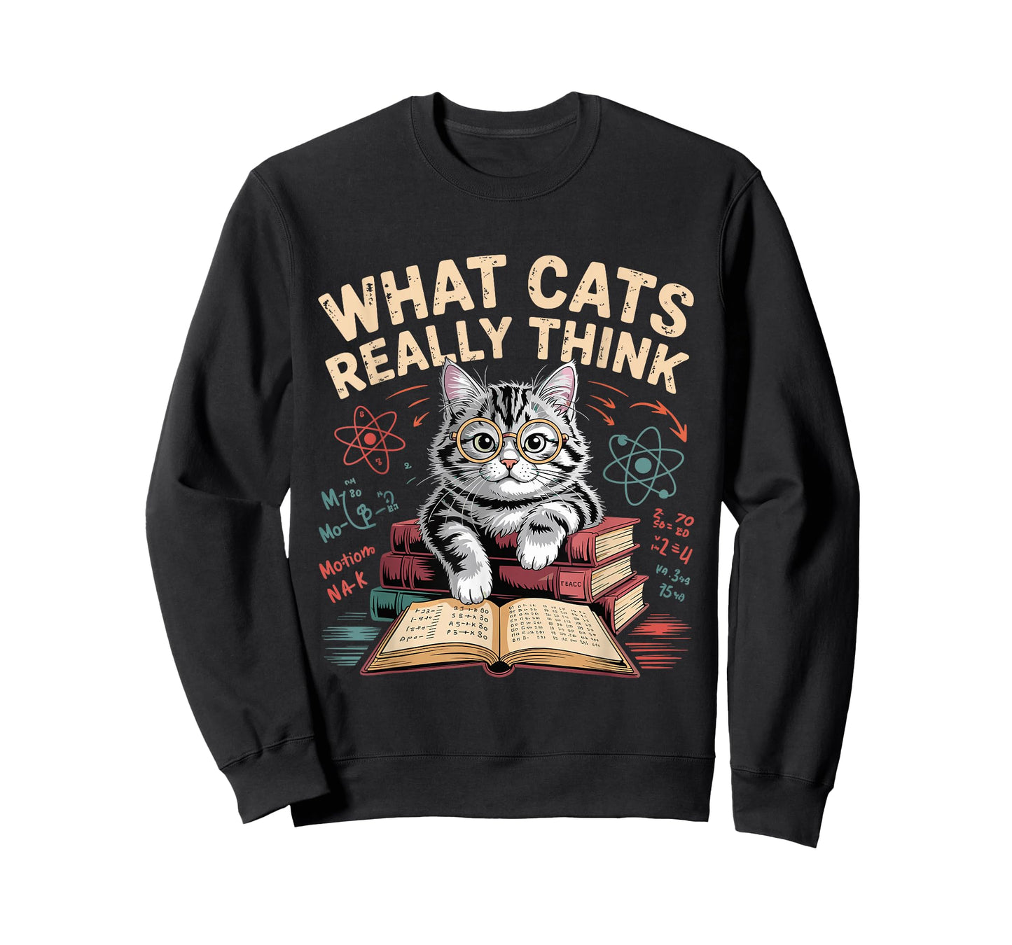 What Cats Really Think, Funny Physics Science for Cat Lovers T-Shirt