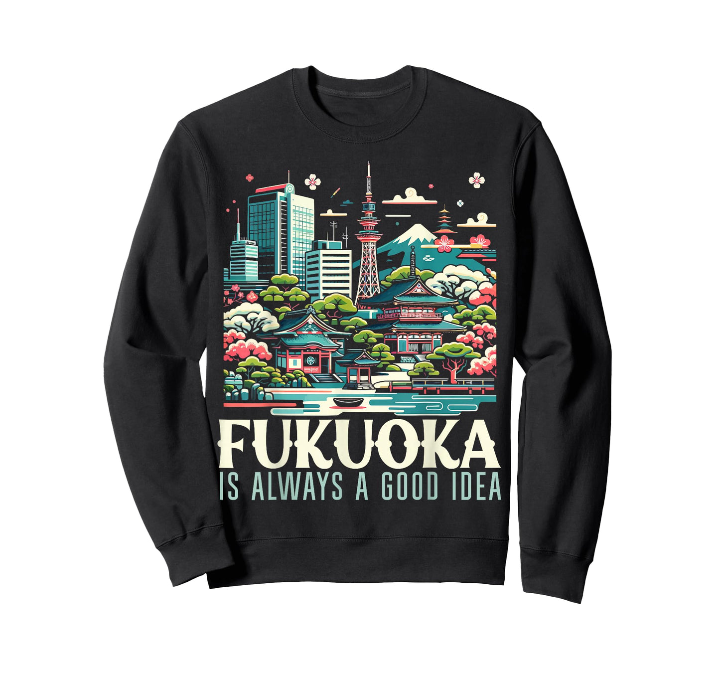 Fukuoka Japan Country Travel Vacation Japanese T-Shirt