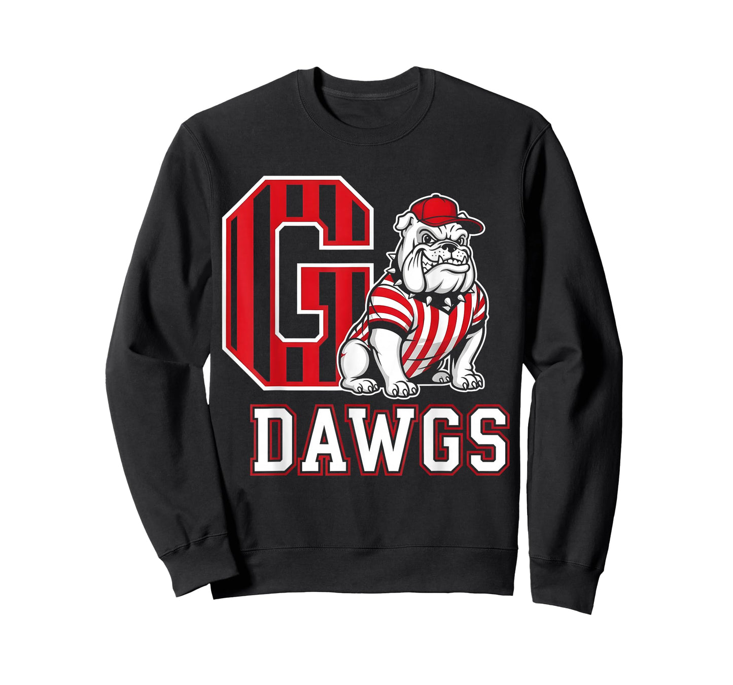 Bulldog Go Dawgs Men Women Kids Boys Youth Girls Shirt T-Shirt