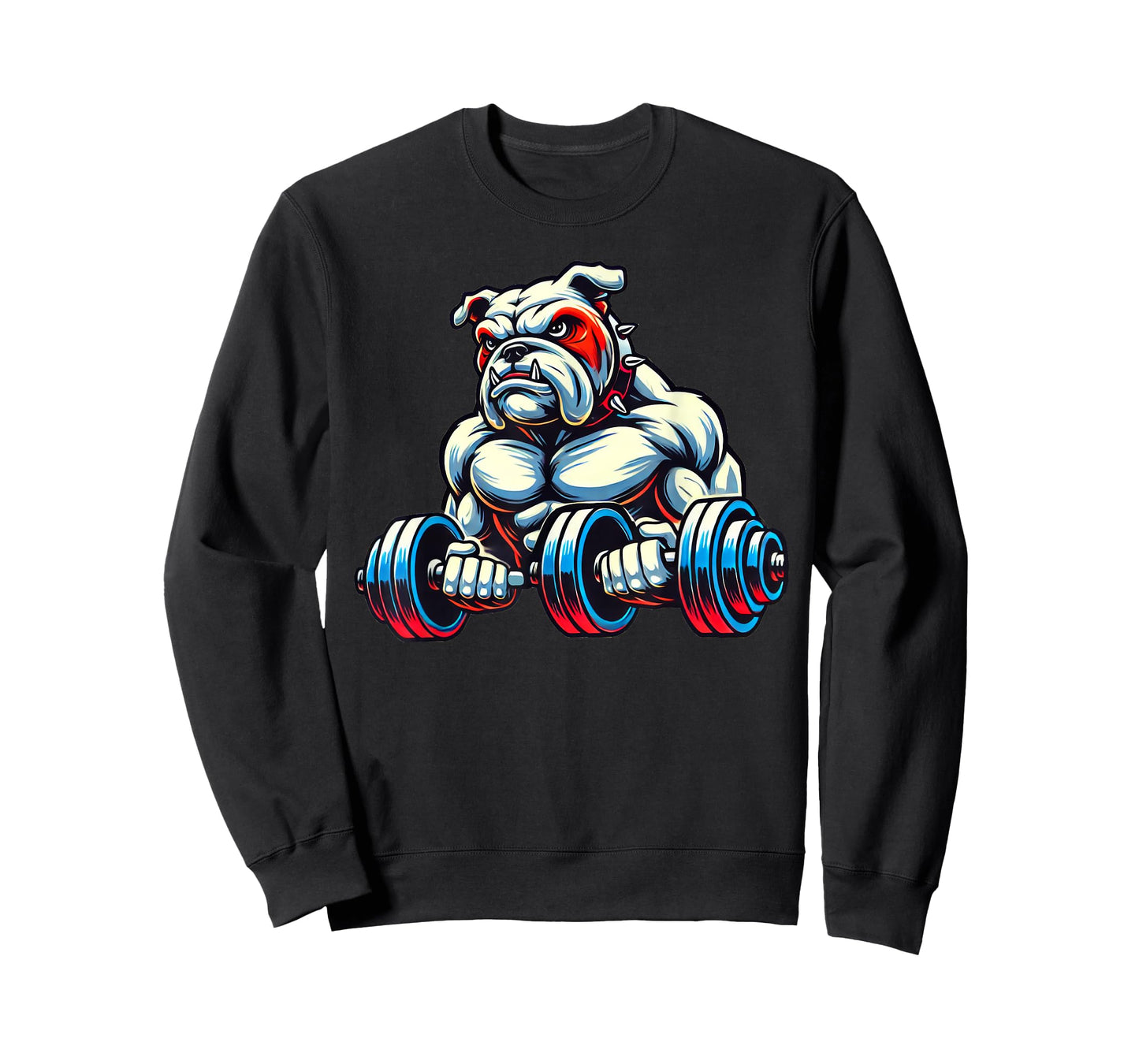 English Bulldog Dog Powerlifting Weightlifting Gym Workout T-Shirt