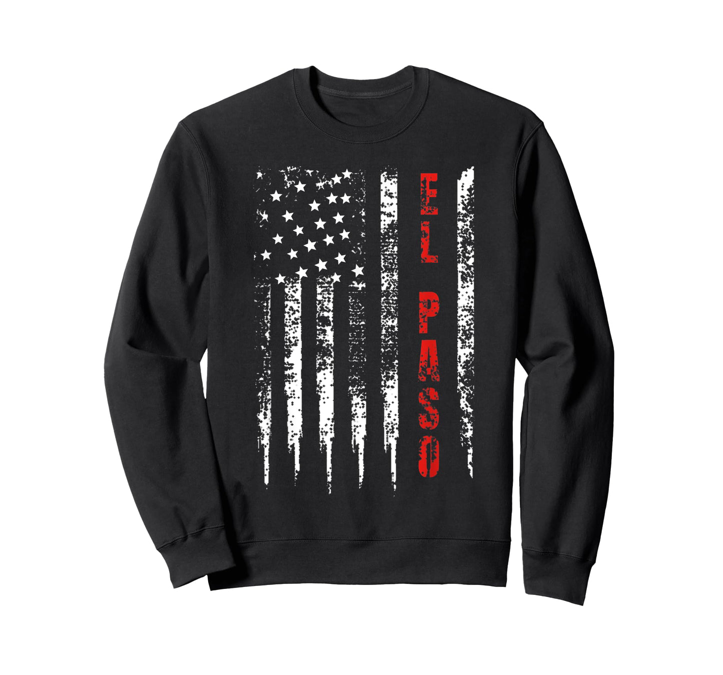 Red Line Firefighter El Paso T-Shirt Distressed Gift