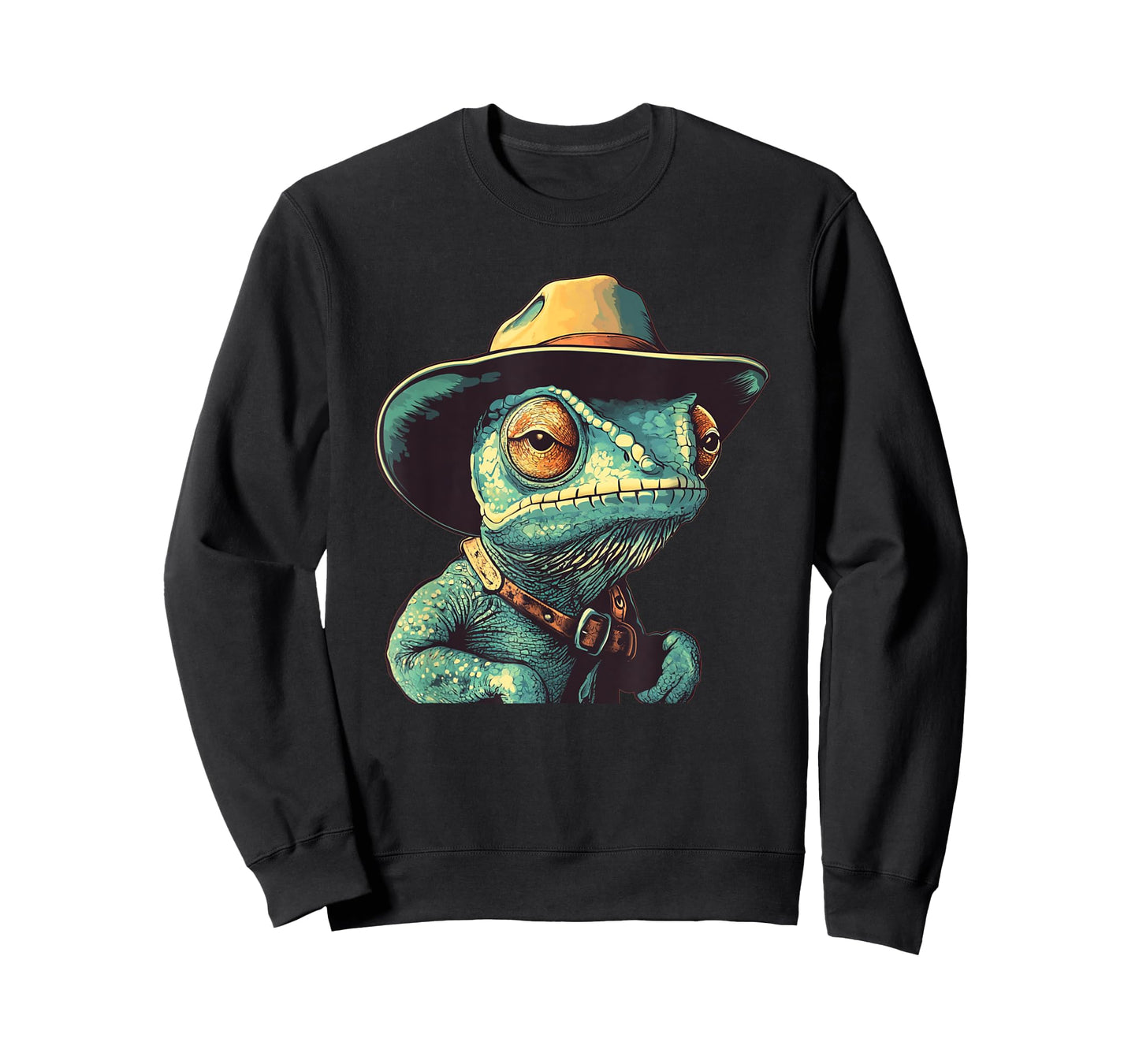 Funny Rootin’ Tootin’ Chameleon Outfit for Boys and Girls T-Shirt