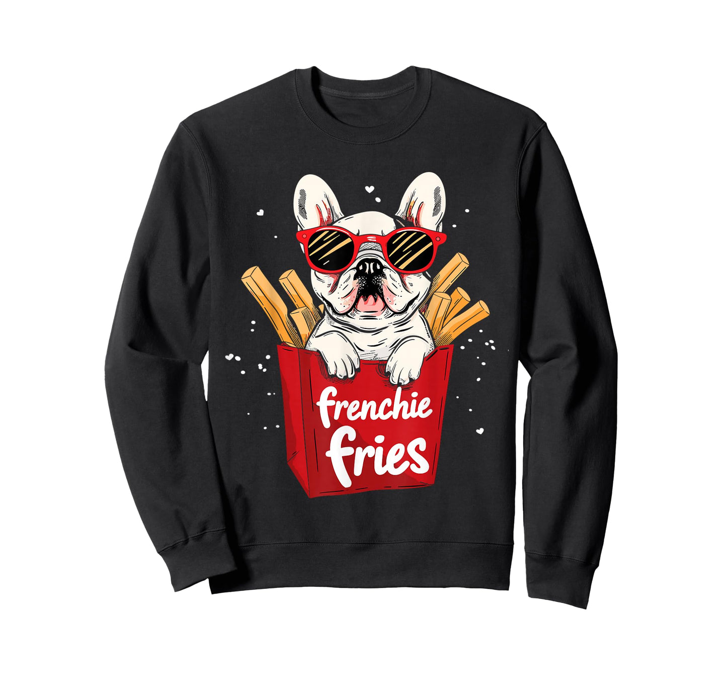 Frenchie Fries French Bulldog Funny Dog Lover Women T-Shirt