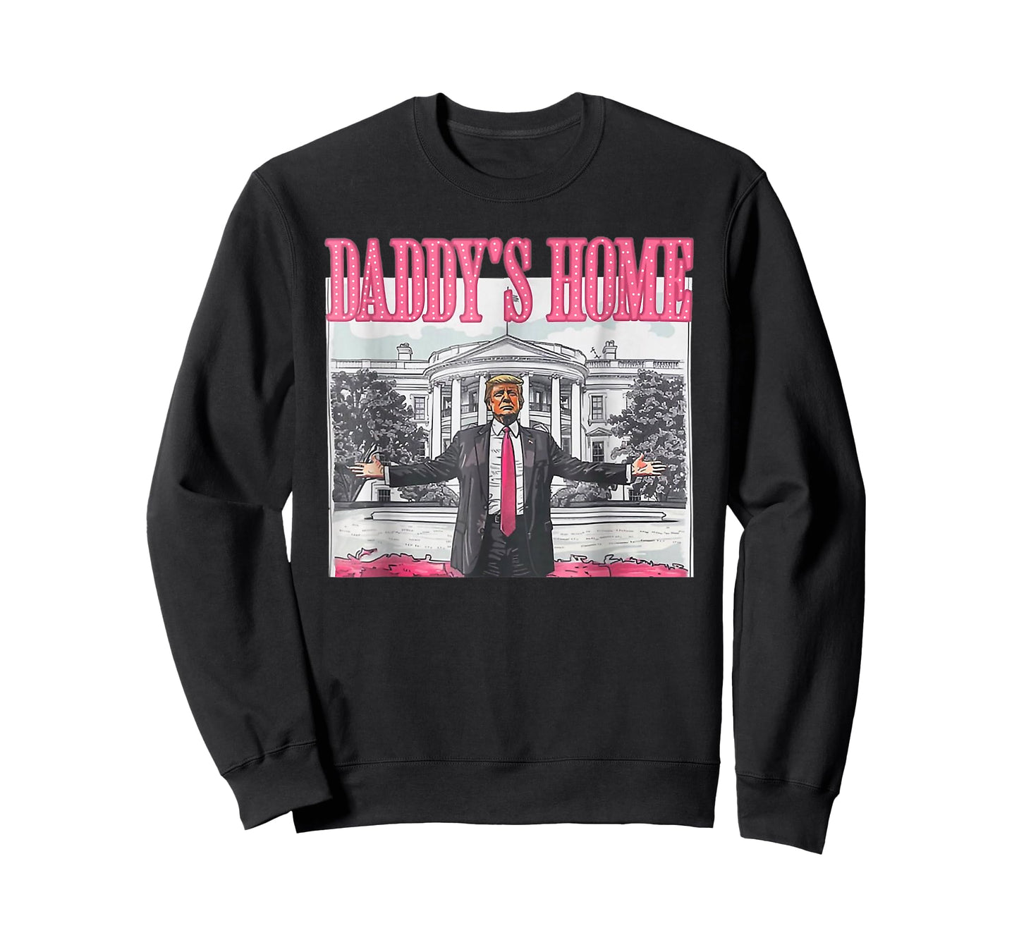 Trump 2024 Take America Back Daddy's Home Trump Pink 2024 T-Shirt