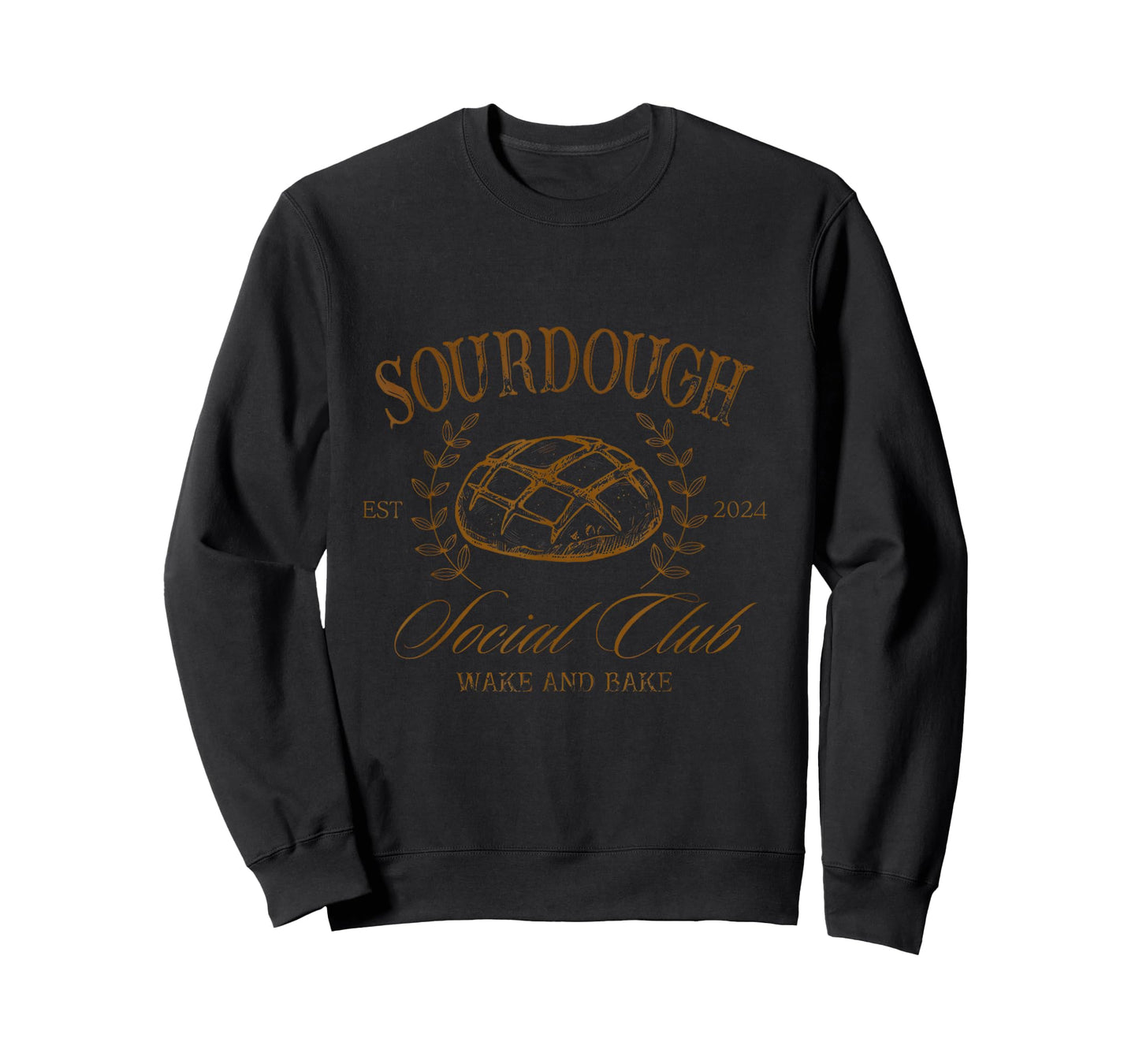 Sourdough Social Club Vintage Homemade Rustic Loaf Bread T-Shirt