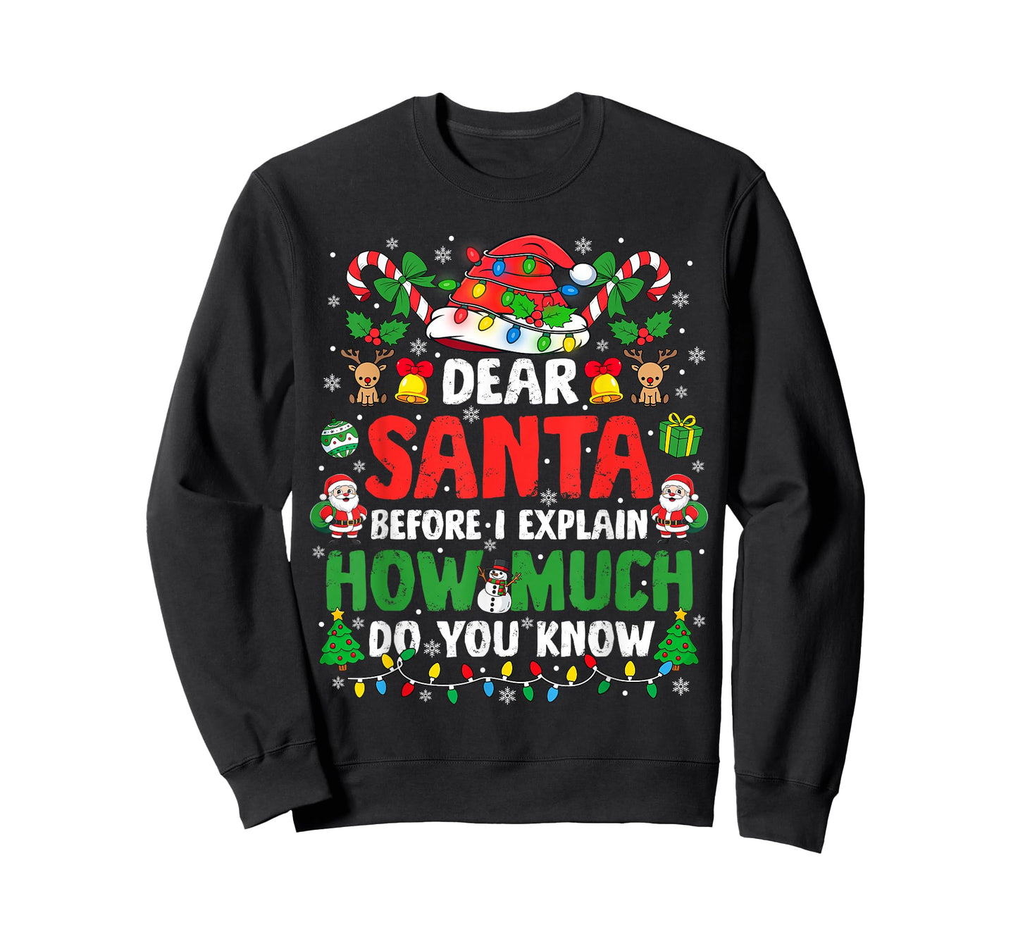 Dear Santa I Can Explain Funny Christmas Shirts Kids Adults T-Shirt