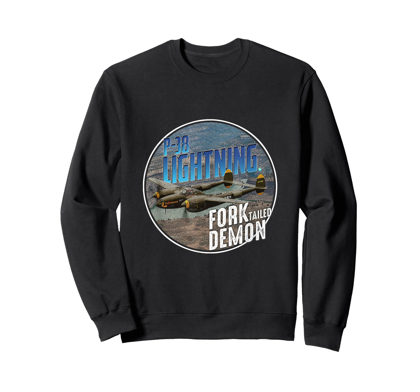 P-38 Lighting WW2 Plane Aircraft Aviation WW2 Airplane Gift T-Shirt