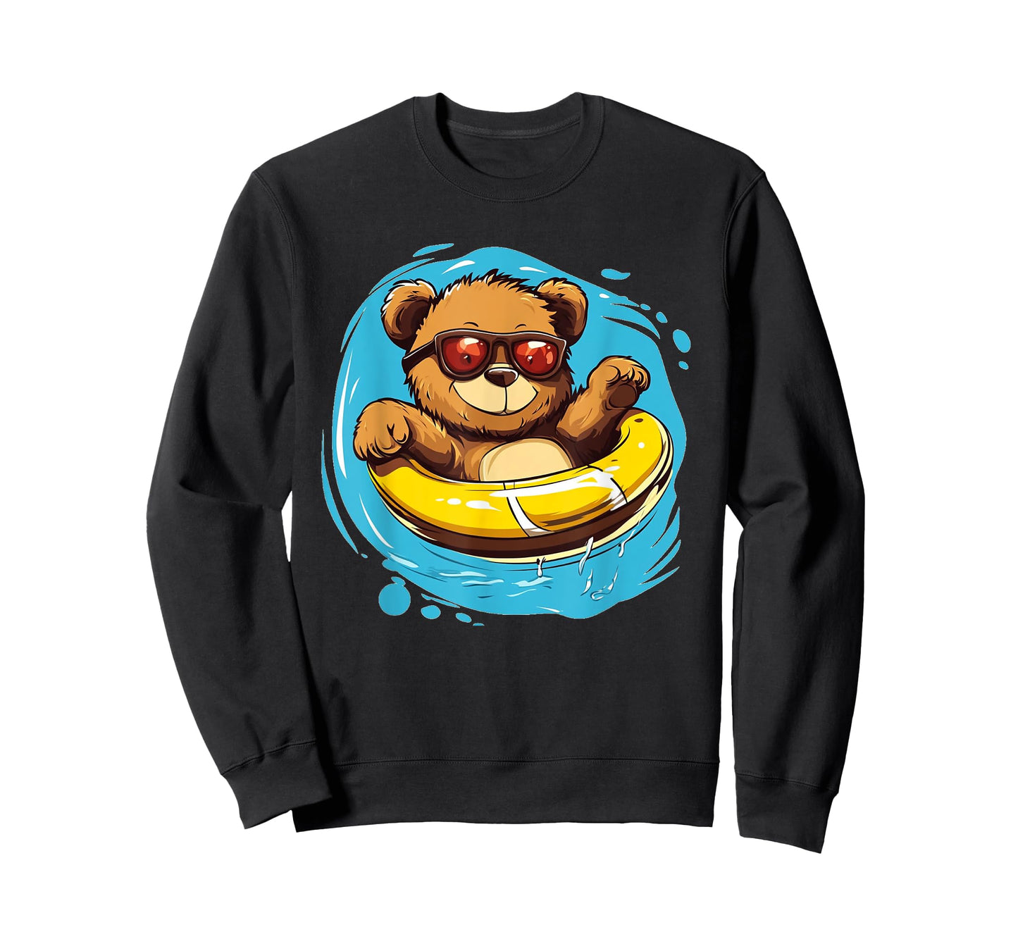Floating Ring Teddy Bear Costume for Pool Lovers T-Shirt