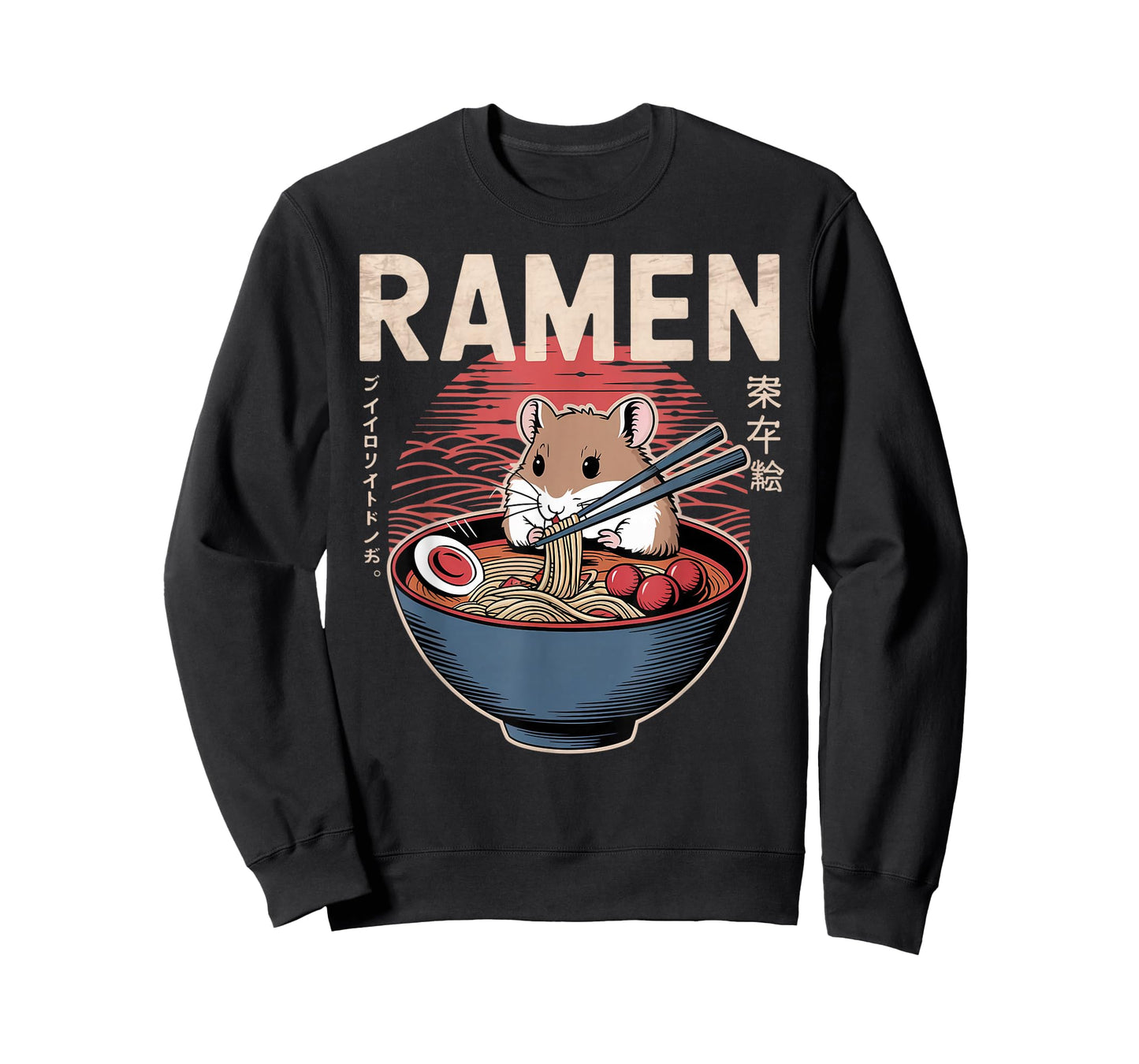 Anime Hamster Manga Kawaii Otaku Neko Japanese Ramen Hamster T-Shirt