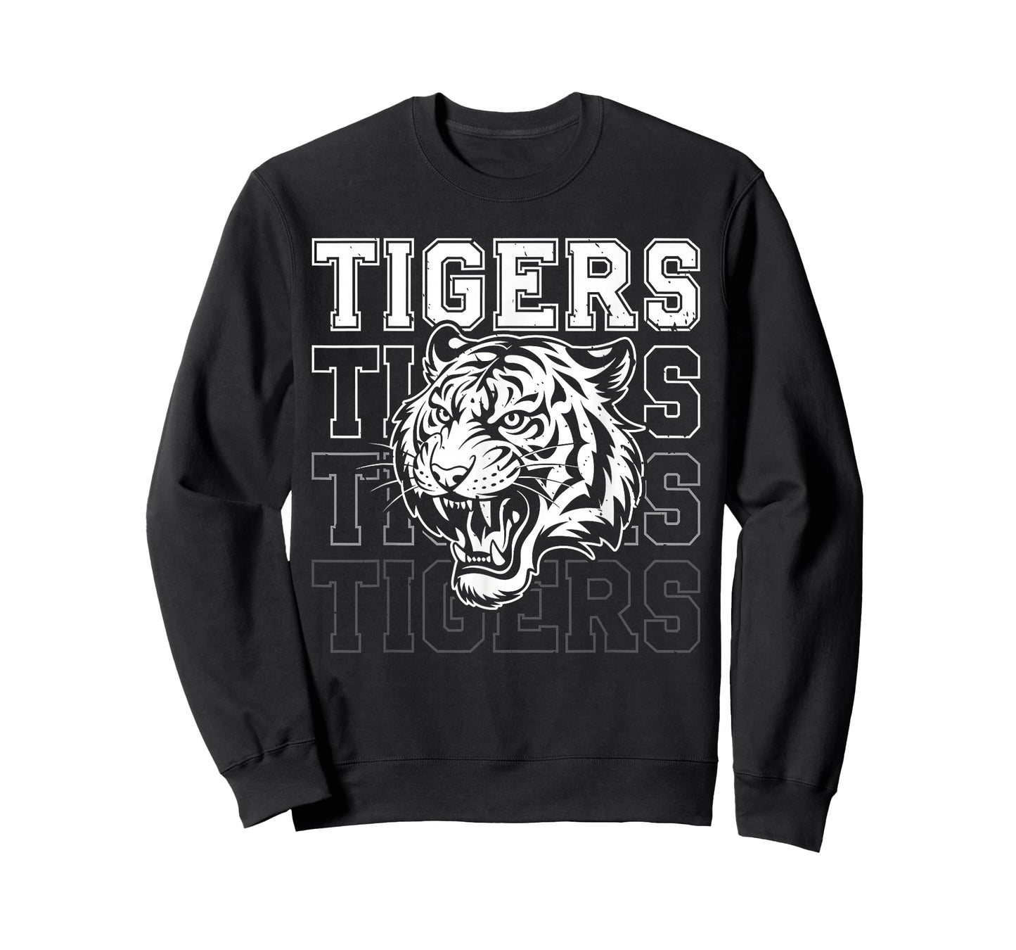Retro Tigers Throwback Style Classic Vintage For Men Women T-Shirt
