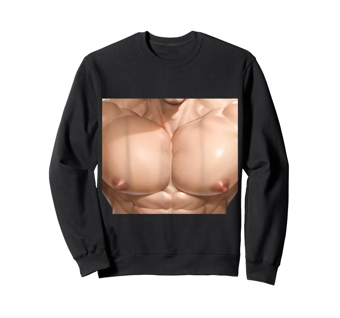 Bara Tiddies Gay Weeb Anime Queer Men LGBTQ Yaoi Manga Chest T-Shirt