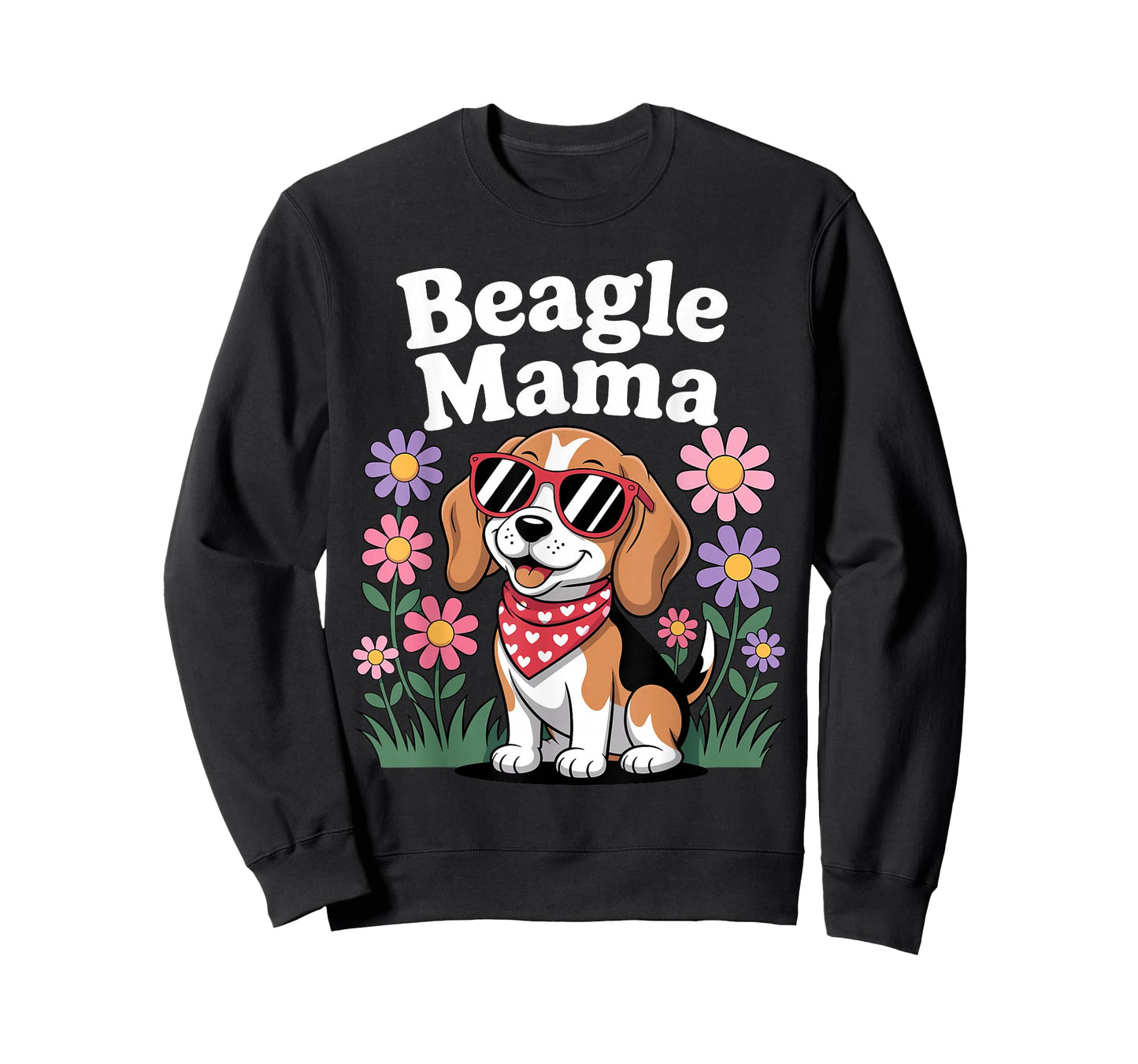 Funny Beagle Art for Women Girls Mom Beagle Dog Lover Beagle T-Shirt