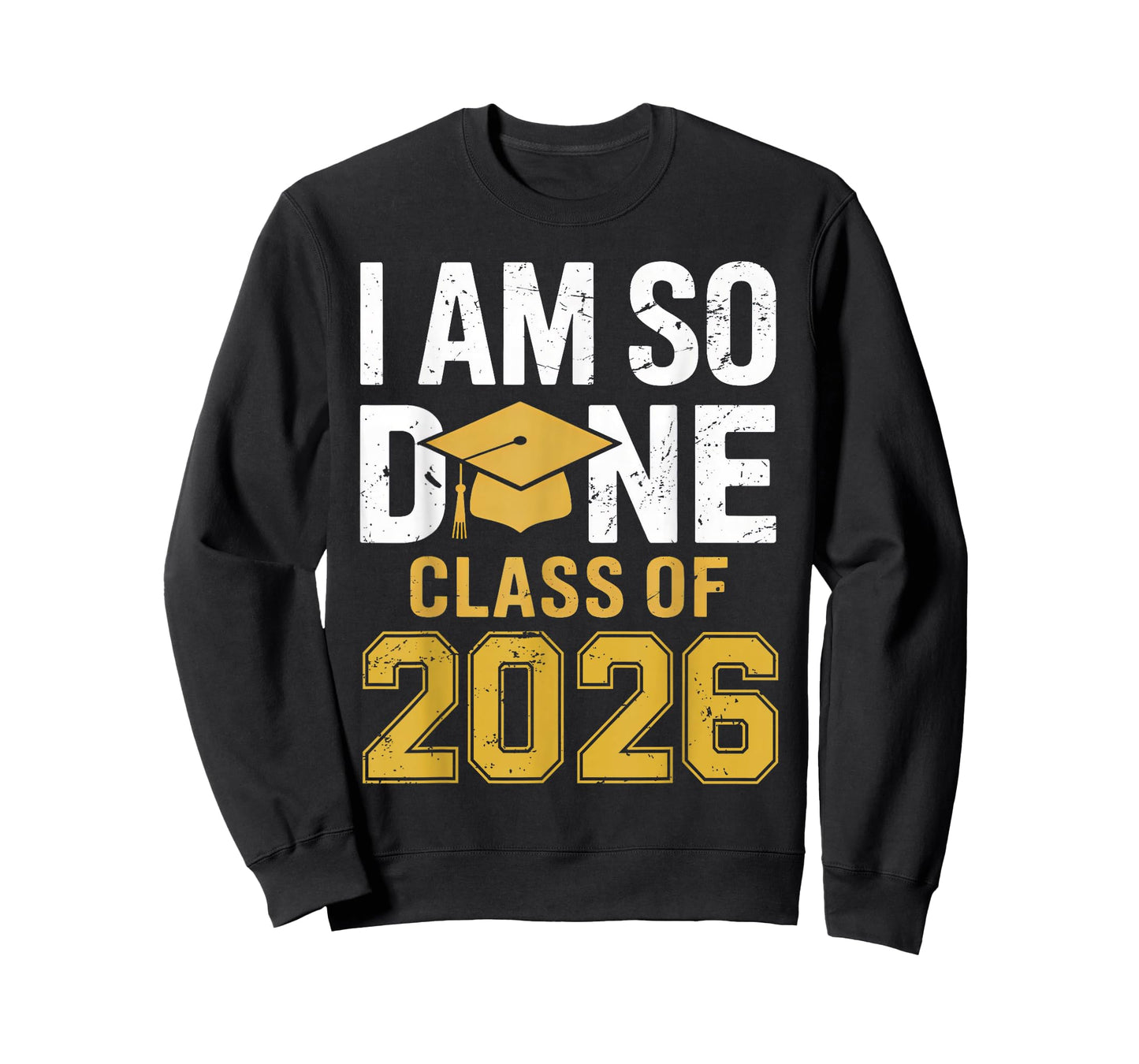 Class of 2026 I Am So Done Graduation 2026 Retro Graduate T-Shirt