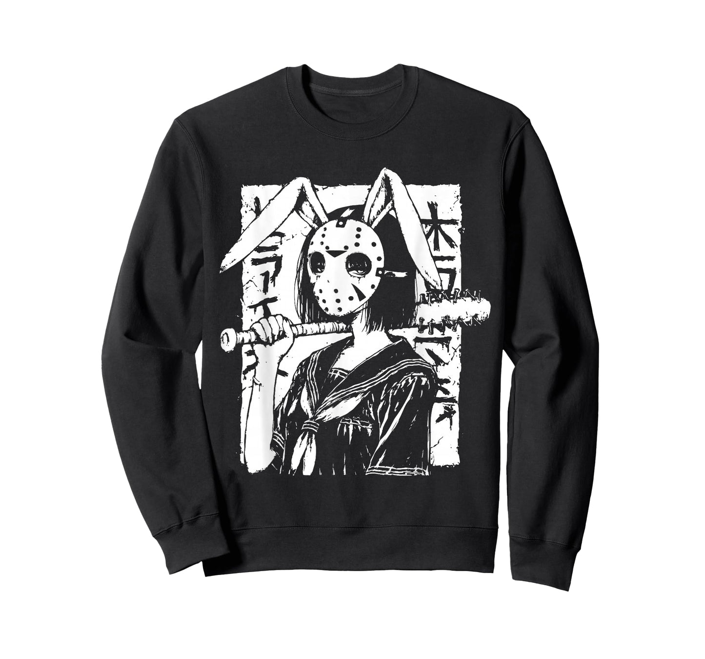Creepy Horror Bunny Girl Anime Manga Alt Kawaii Harajuku T-Shirt