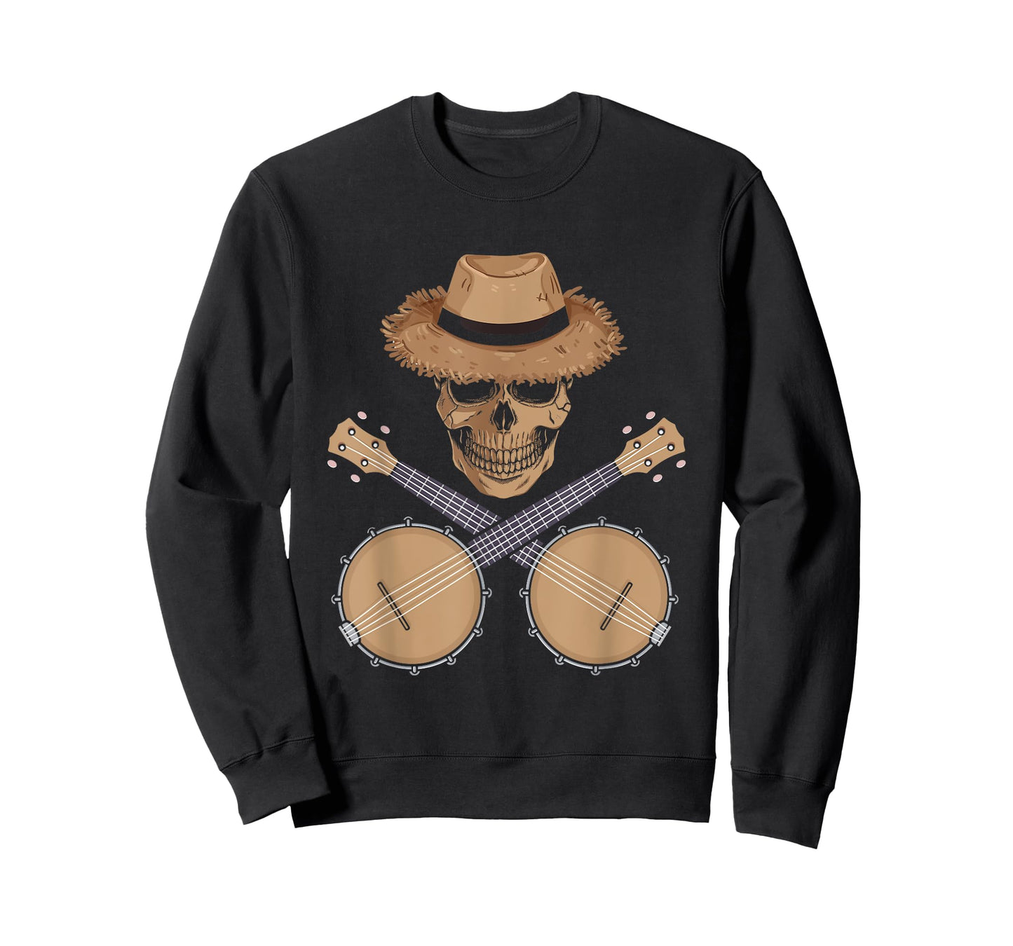 Banjo Player Skeleton | Bluegrass Country Music | Banjoist T-Shirt