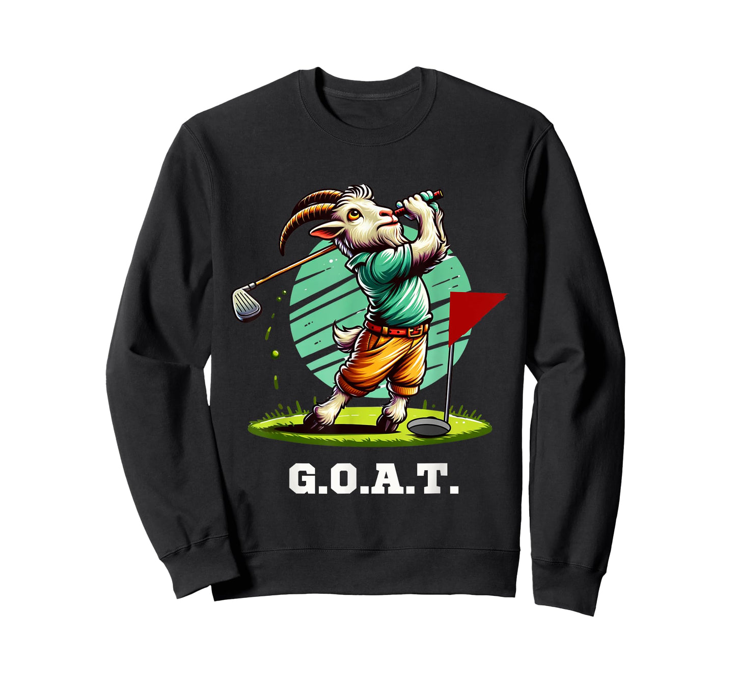 G.O.A.T. Goat Golfer Golfing Golf Funny T-Shirt