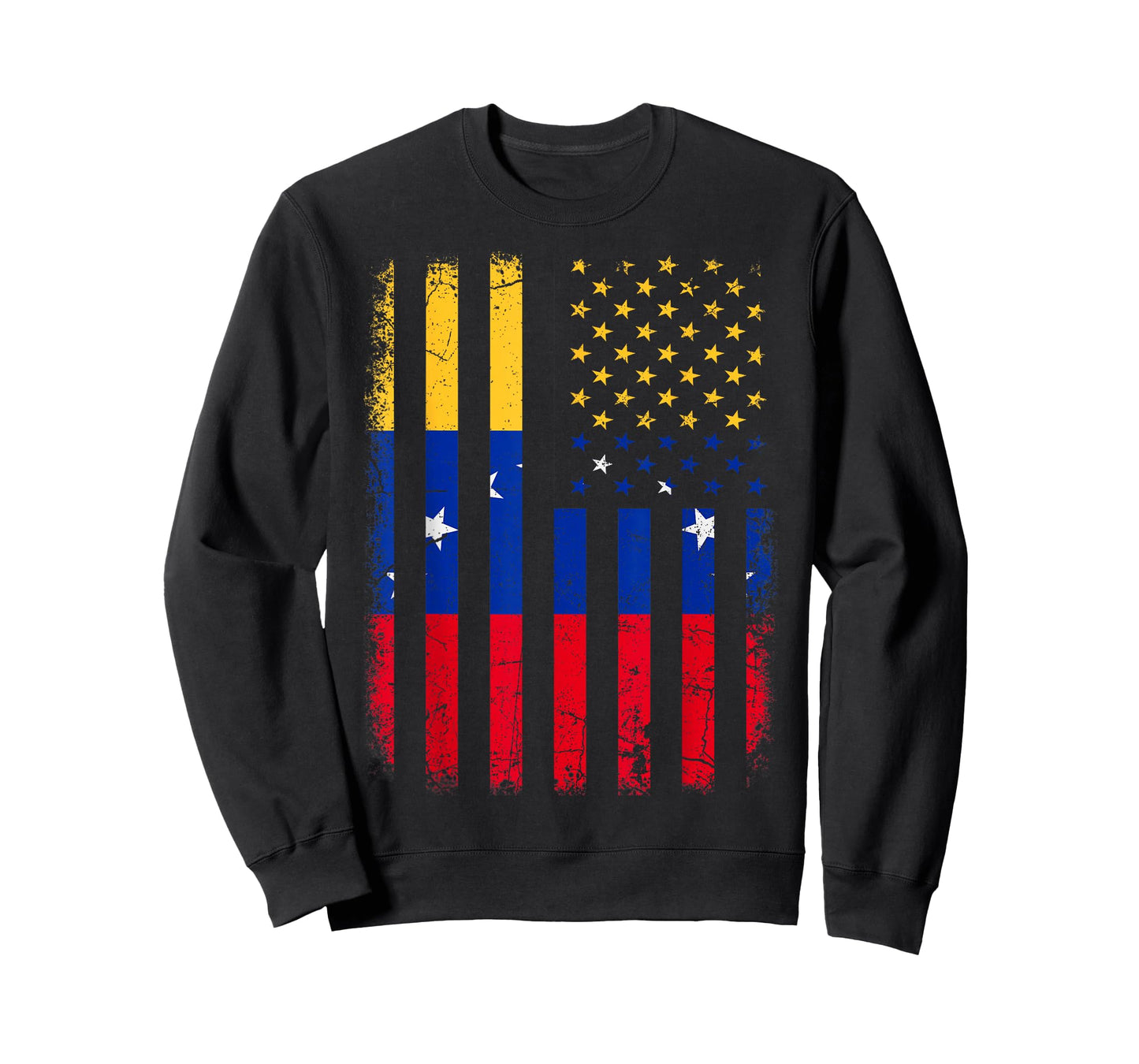 Venezuelan American Flag Venezuelan Roots Venezuela America T-Shirt