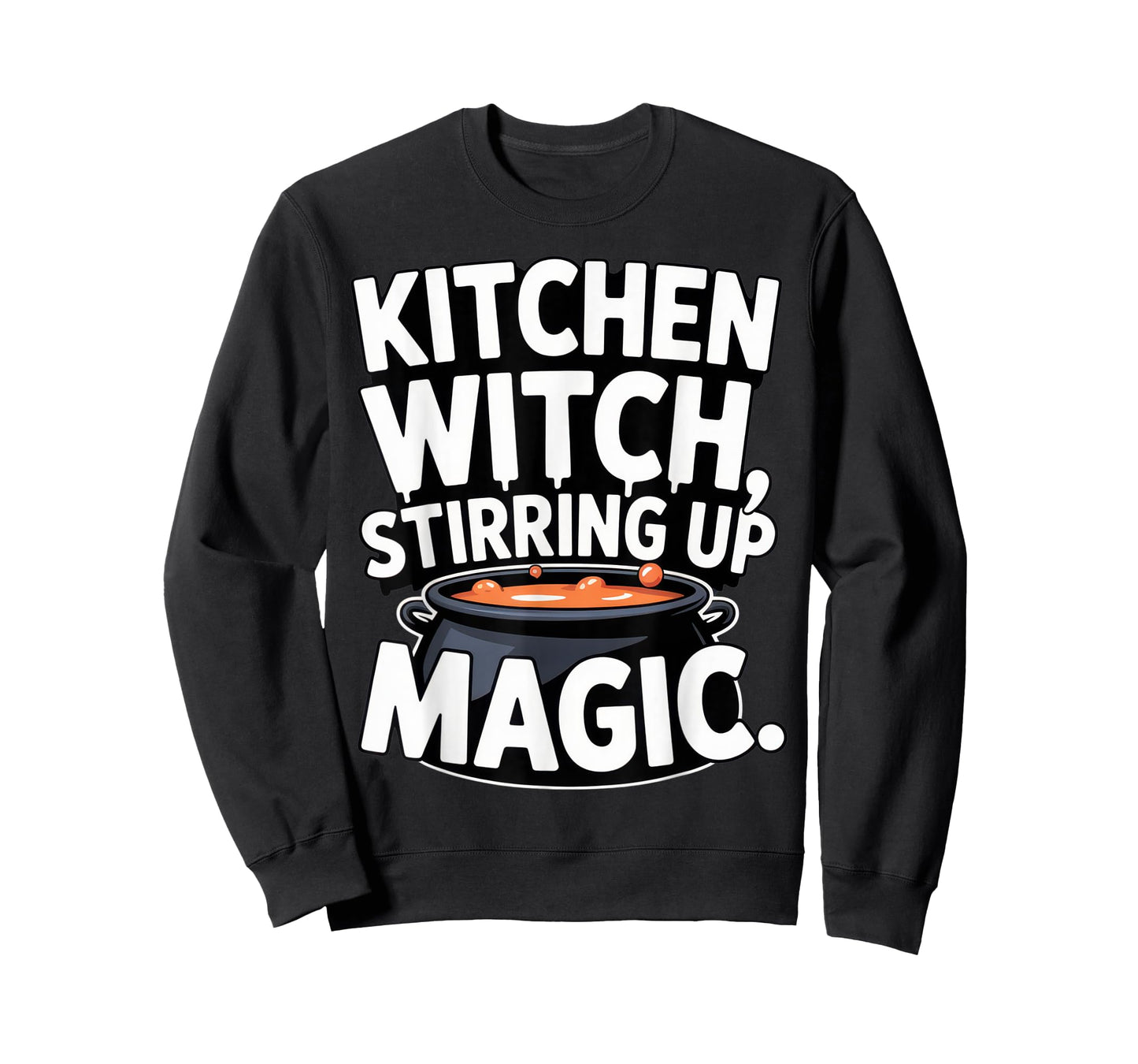 Kitchen Witch Stirring Up Magic for Cooking Lovers T-Shirt