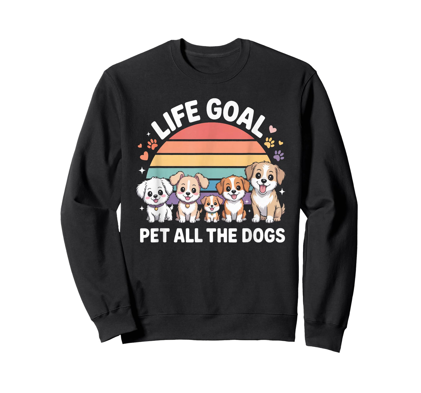 Cute Life Goal Pet All The Dogs T-Shirt