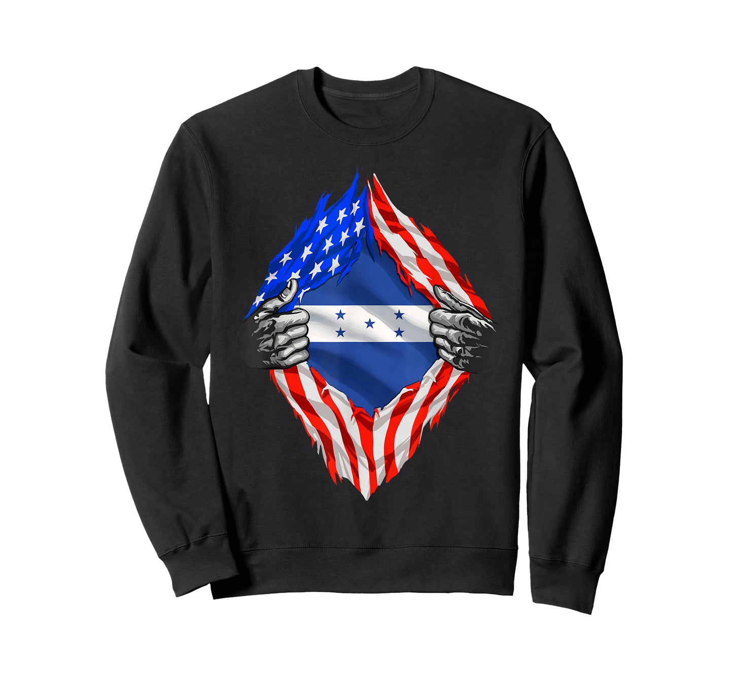Honduras American Shirt Half USA Honduran Flag Roots Citizen T-Shirt