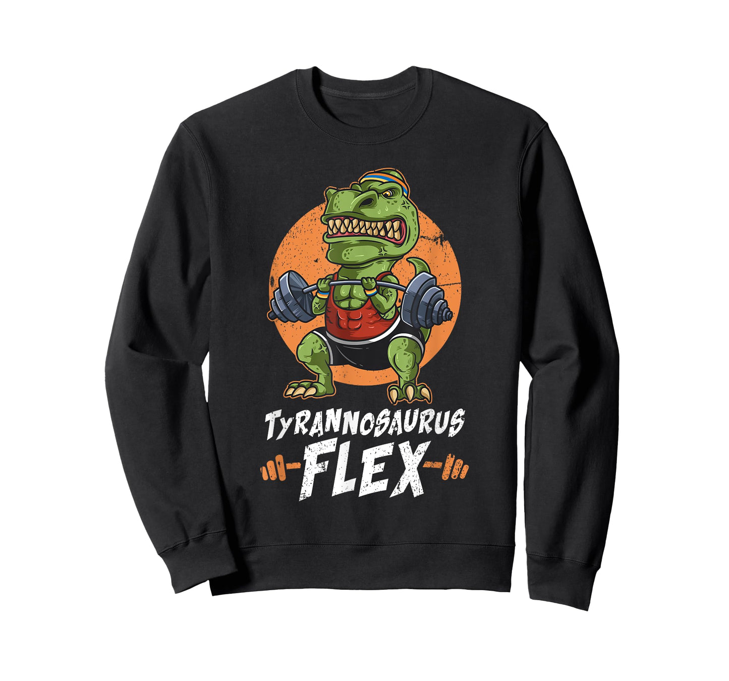T-Rex Weightlifting Tyrannosaurus Flex Workout Dino Gym Gift T-Shirt