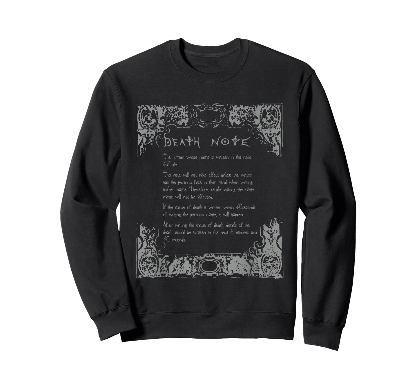 Death Note How to Use Notebook Anime T-Shirt