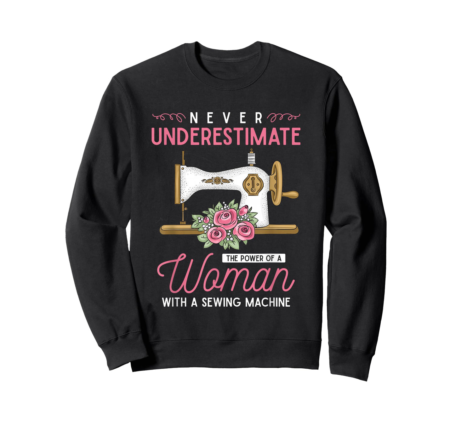 Quilter Sewing Machine Seamstress Women Girls Funny Sewing T-Shirt