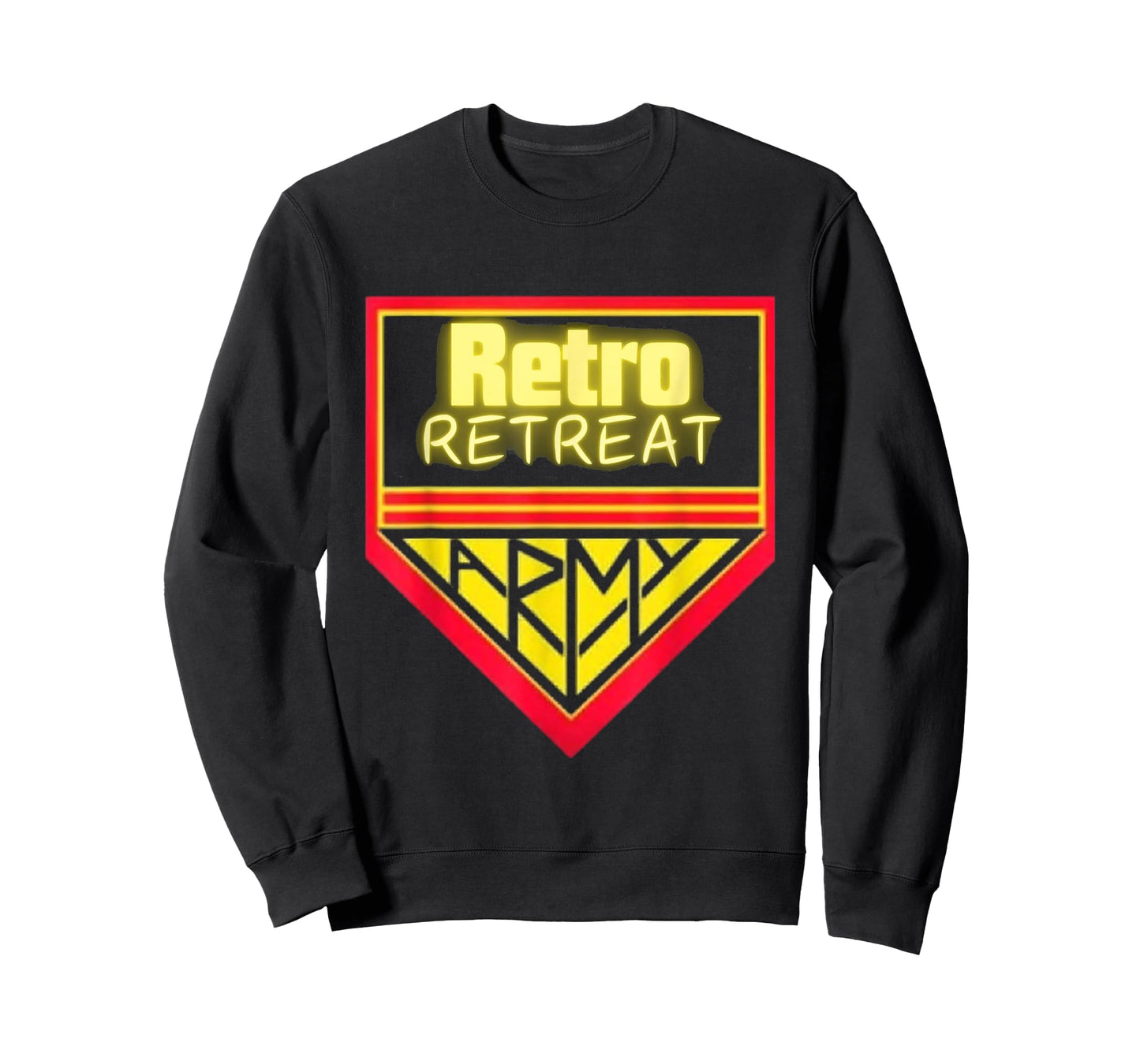 Join the Retro Retreat Army – Trendy Graphic Tee T-Shirt