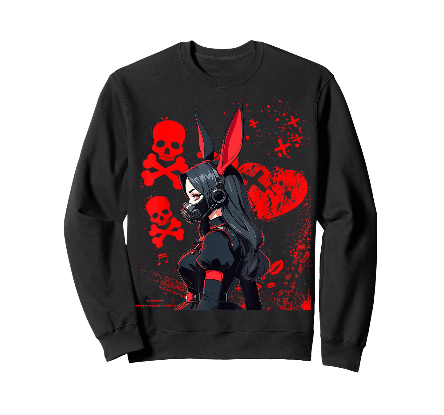 Cyberpunk Aesthetic Techwear Harajuku Anime Manga Girl T-Shirt