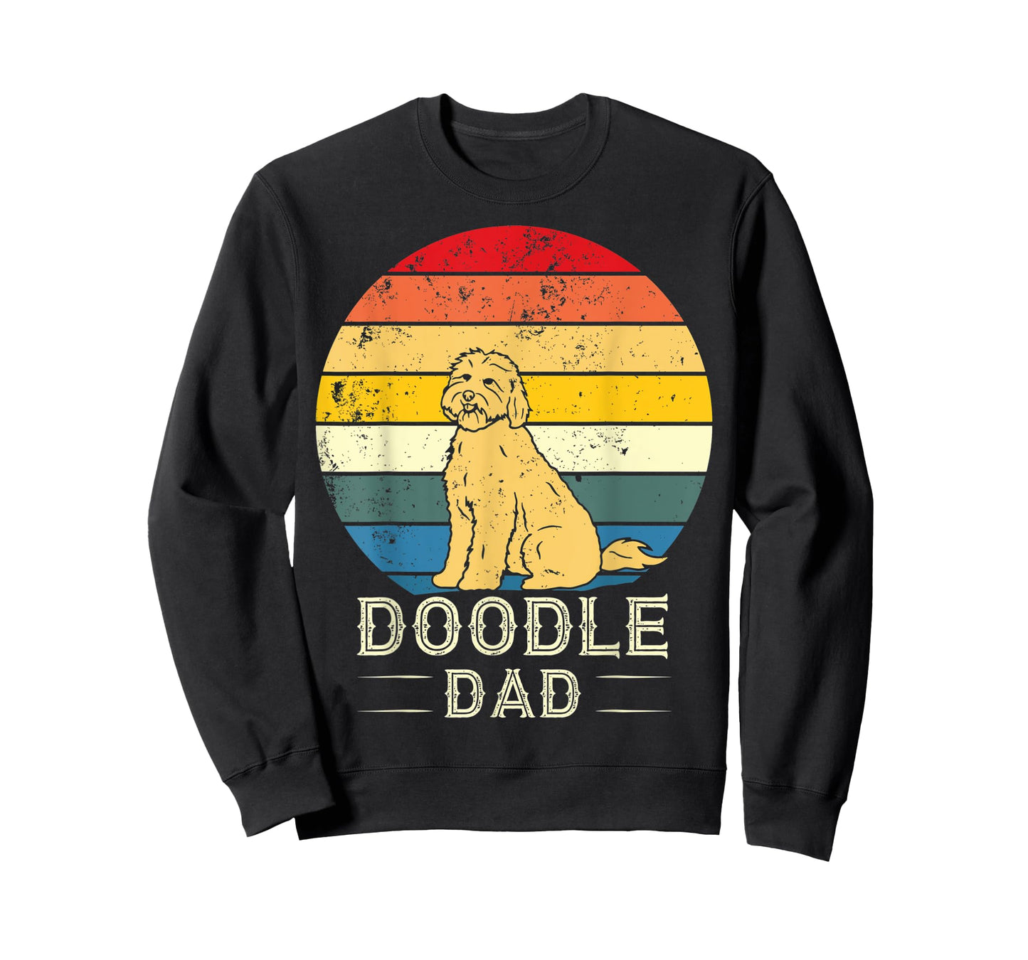 Vintage Doodle Dad Father - Aussie Doodle & Goldendoodle T-Shirt