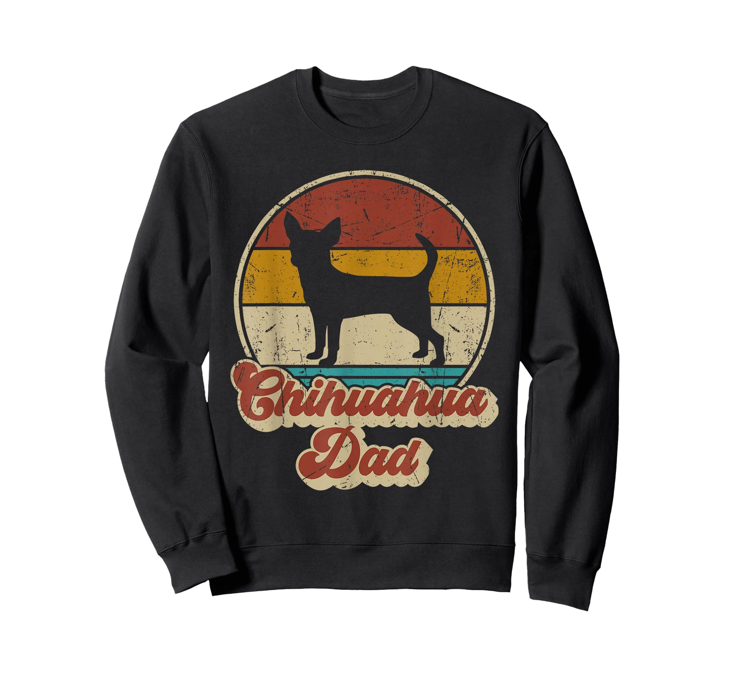Chihuahua Dad Funny Dog Lover Gift Men Chihuahua Dog Vintage T-Shirt