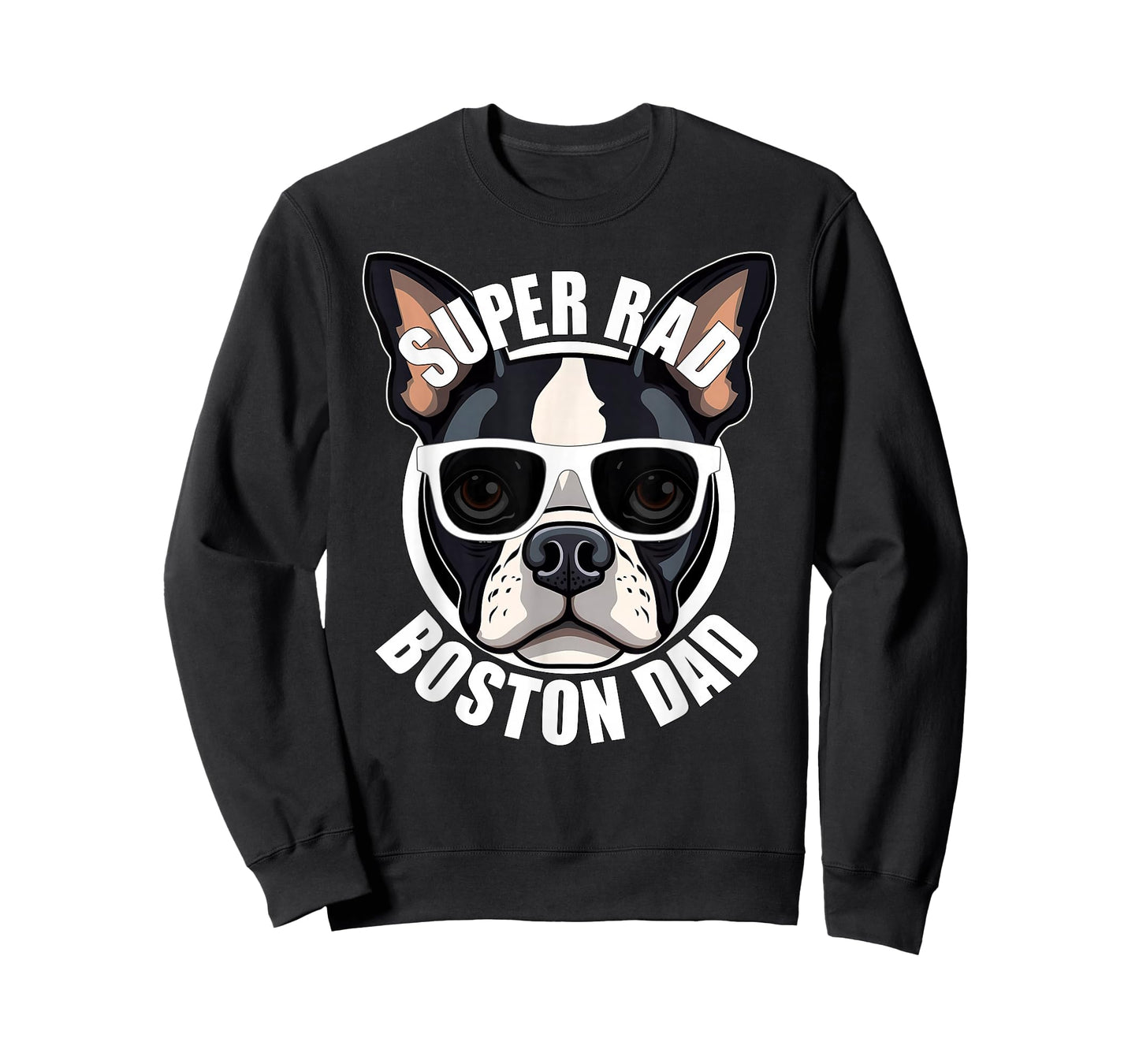 Boston Terrier Dad Funny Father’s Day Dog Men’s T-Shirt
