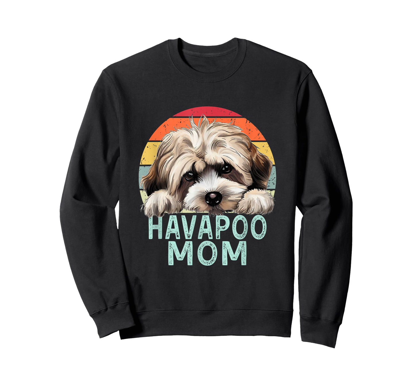 Havapoo Dog Mom Retro Vintage Funny My Dogs Are My Cardio T-Shirt