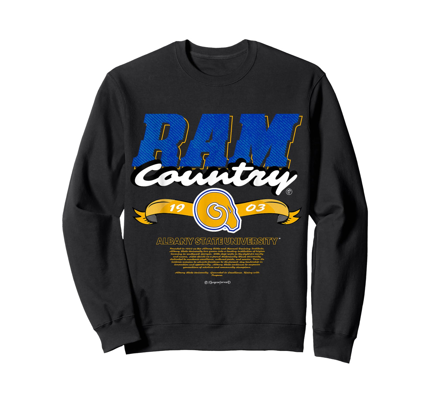 Albany State University - Ram Country - ASU Rams HBCU T-Shirt