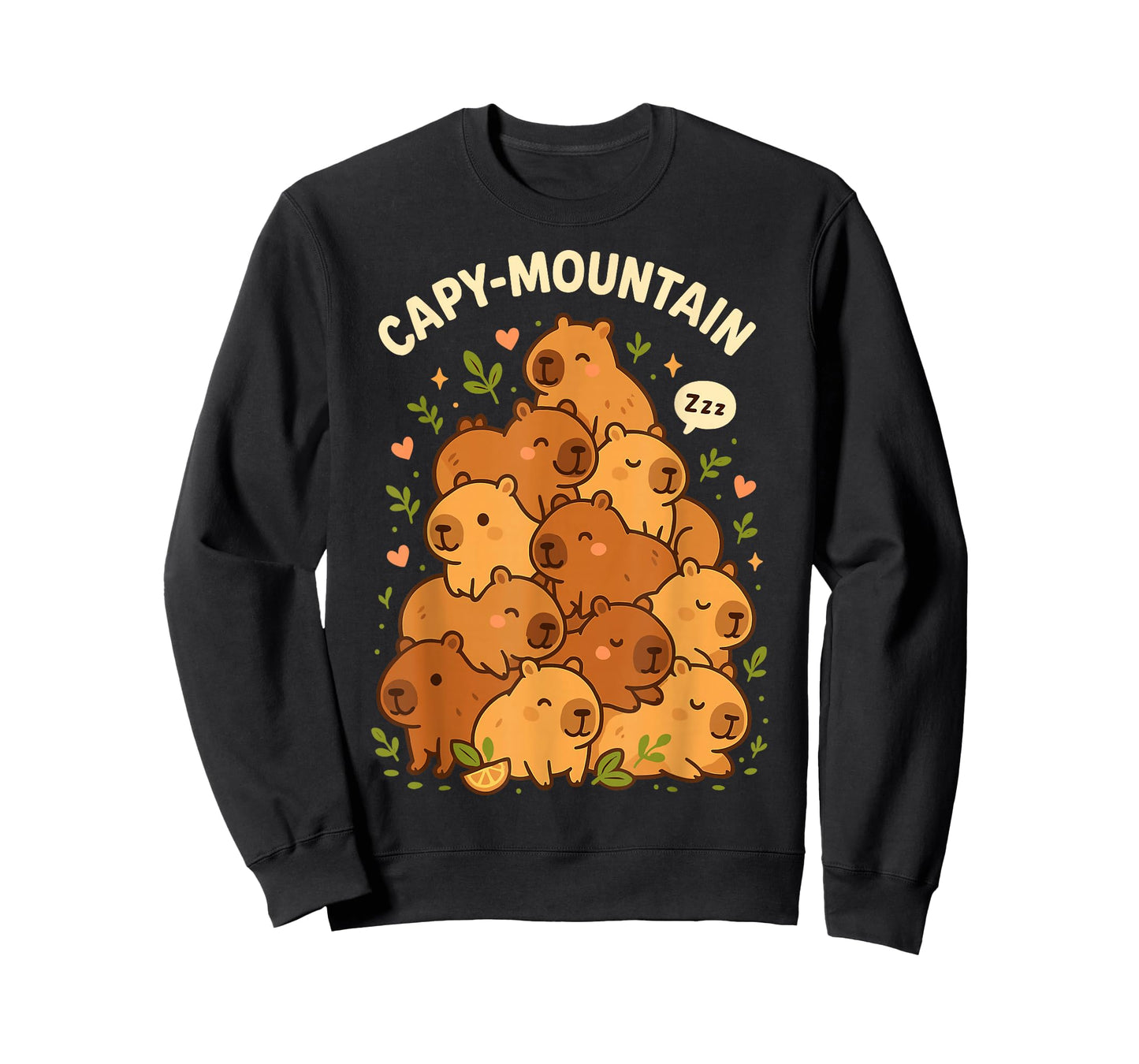 Capybara T-Shirt Capy-Mountain Cute Design Capybara Shirt T-Shirt