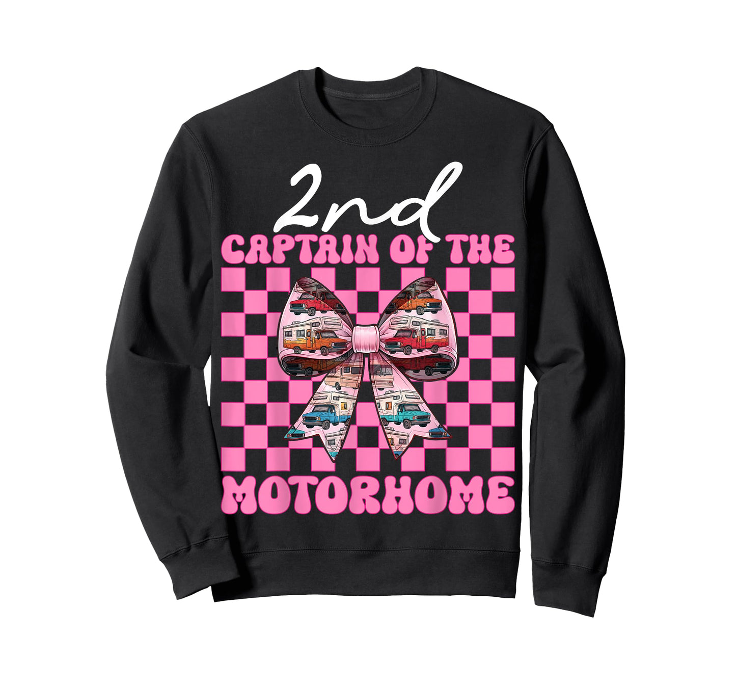 2nd Captain of The Motorhome RV Camping Camper Girl Mom T-Shirt