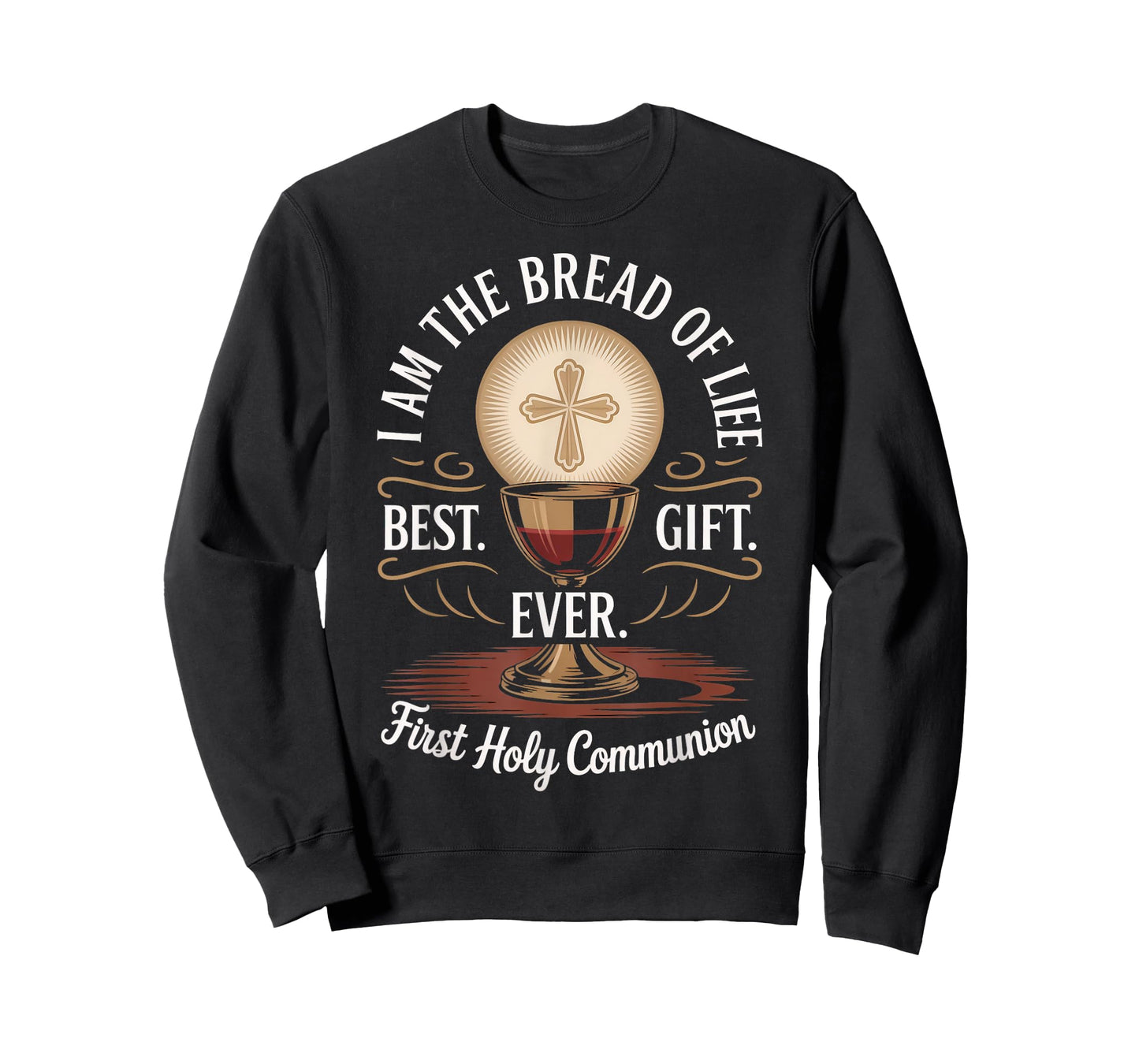 The Bread of Life Wafer Catholic Eucharist Holy Communion T-Shirt