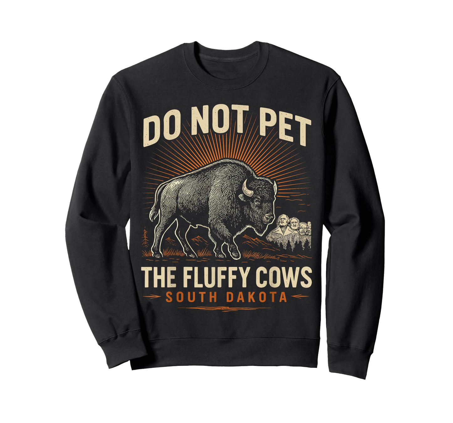 Do Not Pet the Fluffy Cows T-Shirt National Park Funny Bison T-Shirt