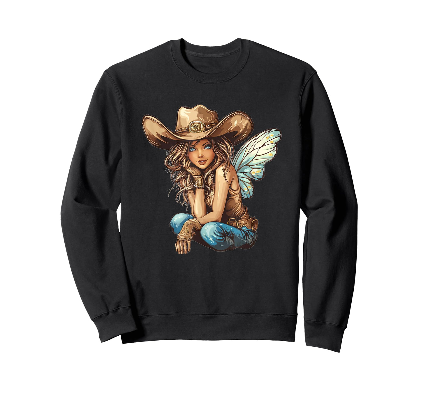Nice Magical Cowgirl with Wings for Fairy Lovers T-Shirt