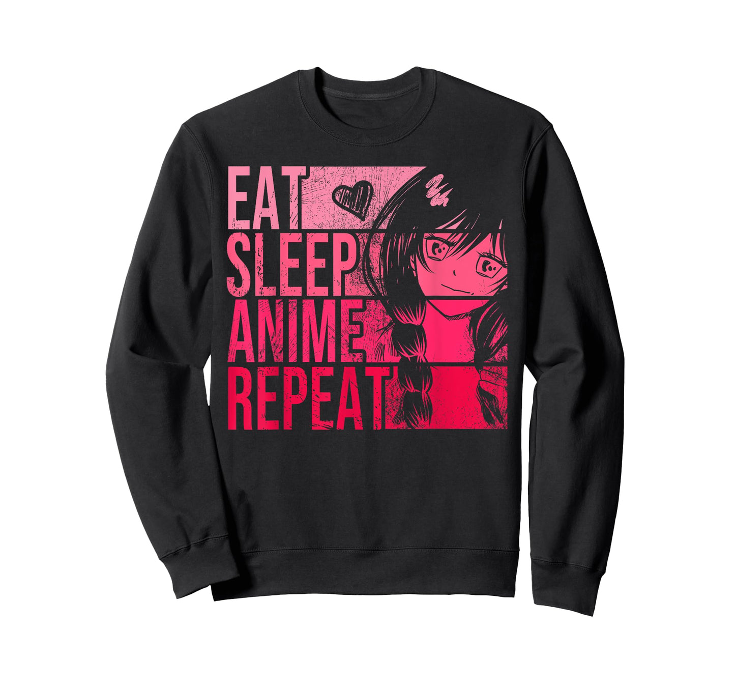 Eat Sleep Anime Repeat Shirt - Anime Lovers Gifts Idea Girls T-Shirt